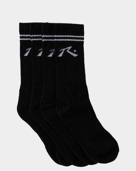 BLACK MENS ACCESSORIES RUSTY SOCKS + UNDERWEAR - SXM0221BLK