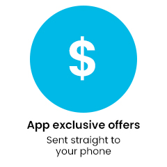 App exclusive offers. Sent straight to your phone.