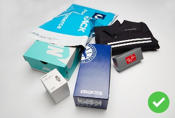 Correct returns packaging