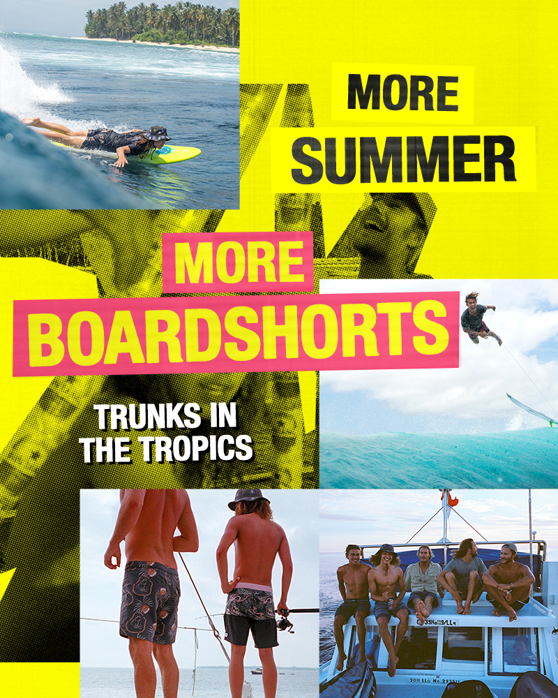 More Summer, More Boardshorts!