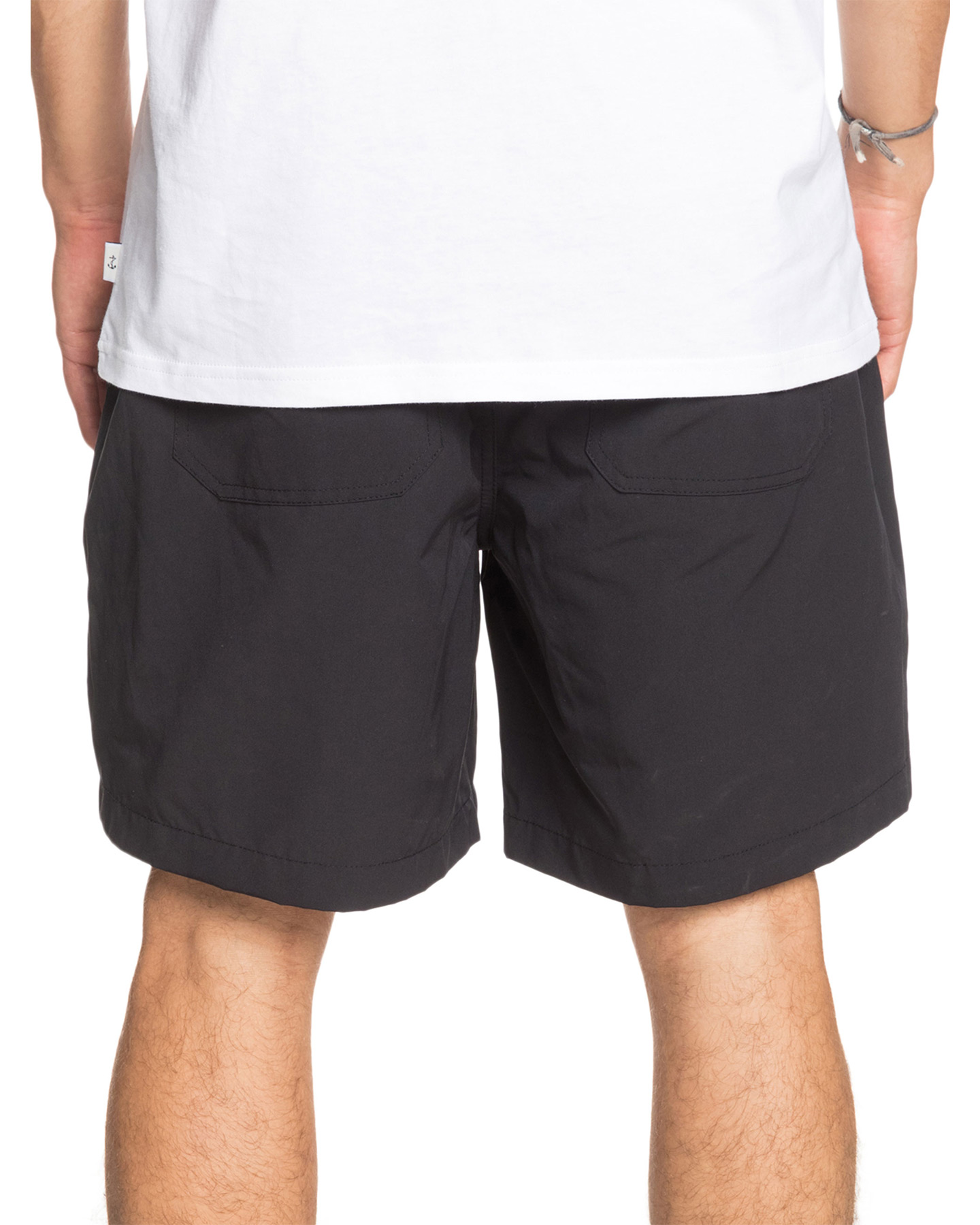 Quiksilver Mens Alston Elasticated Shorts - Black | SurfStitch