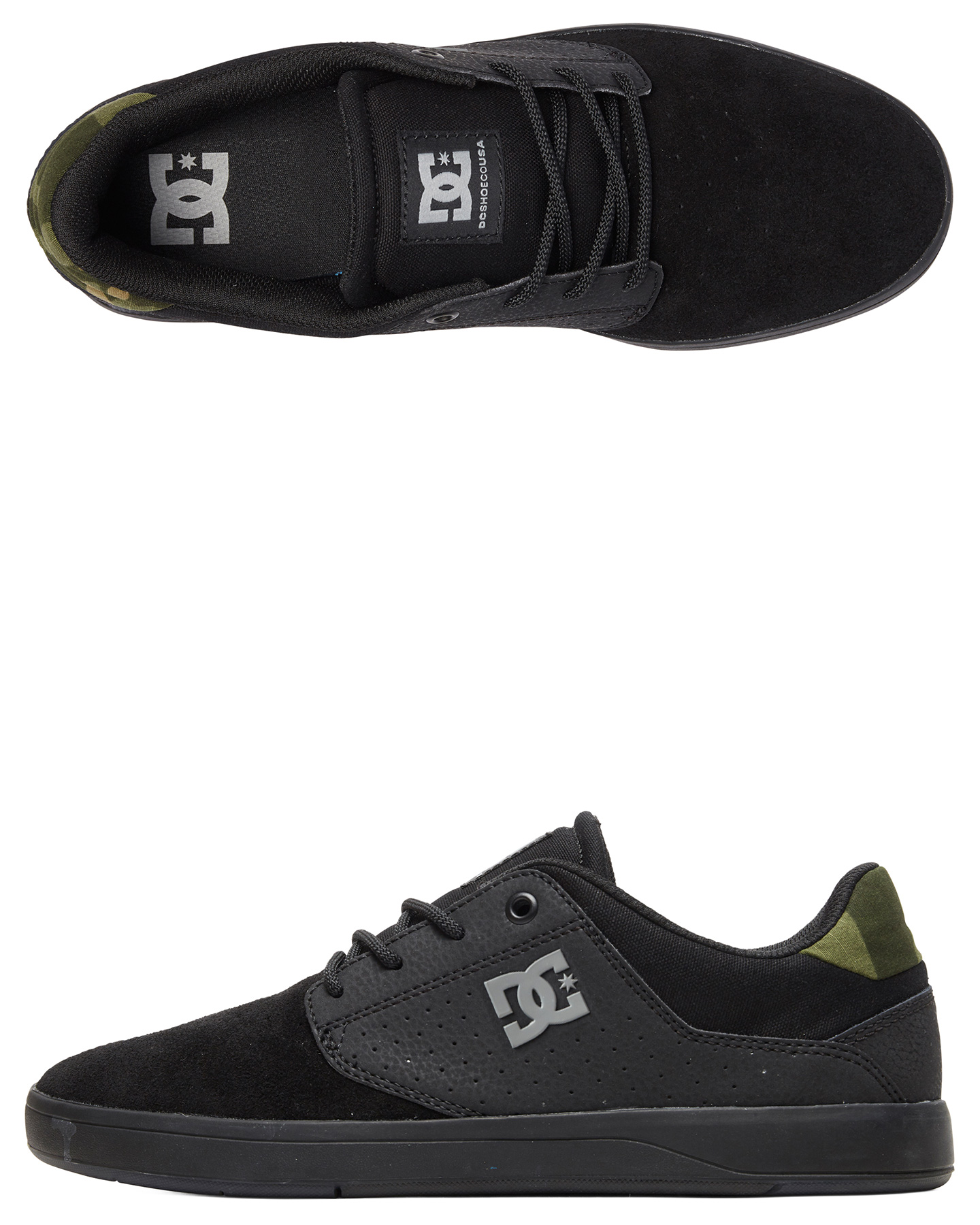 mens black dc shoes