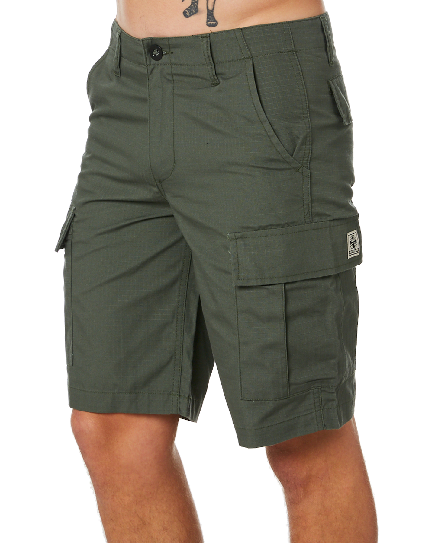 Independent No Bs Ripstop Mens Cargo Short - Jungle | SurfStitch
