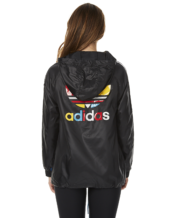 Adidas Originals Windbreaker Womens Jacket - Black | SurfStitch