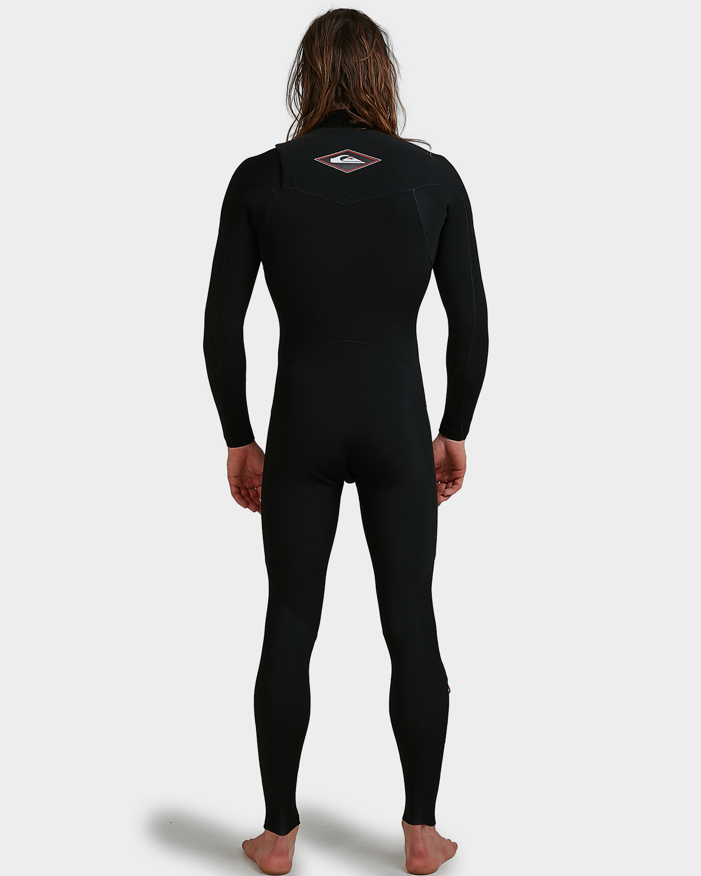 Quiksilver Mens 3/2Mm Capsule Sessions Chest Zip Wetsuit - Black