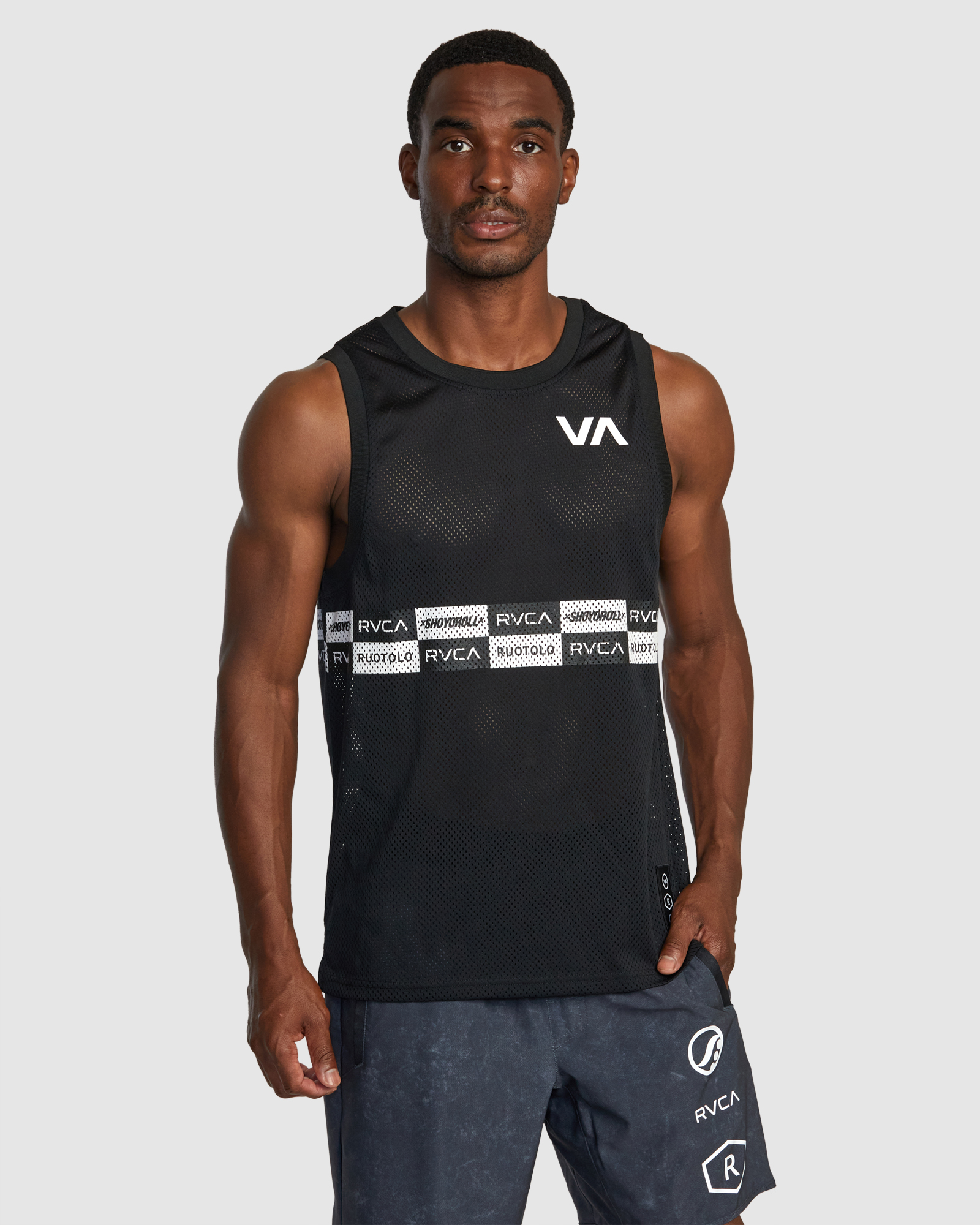 Rvca Ruotolo - Basketball Jersey For Men - Black | SurfStitch