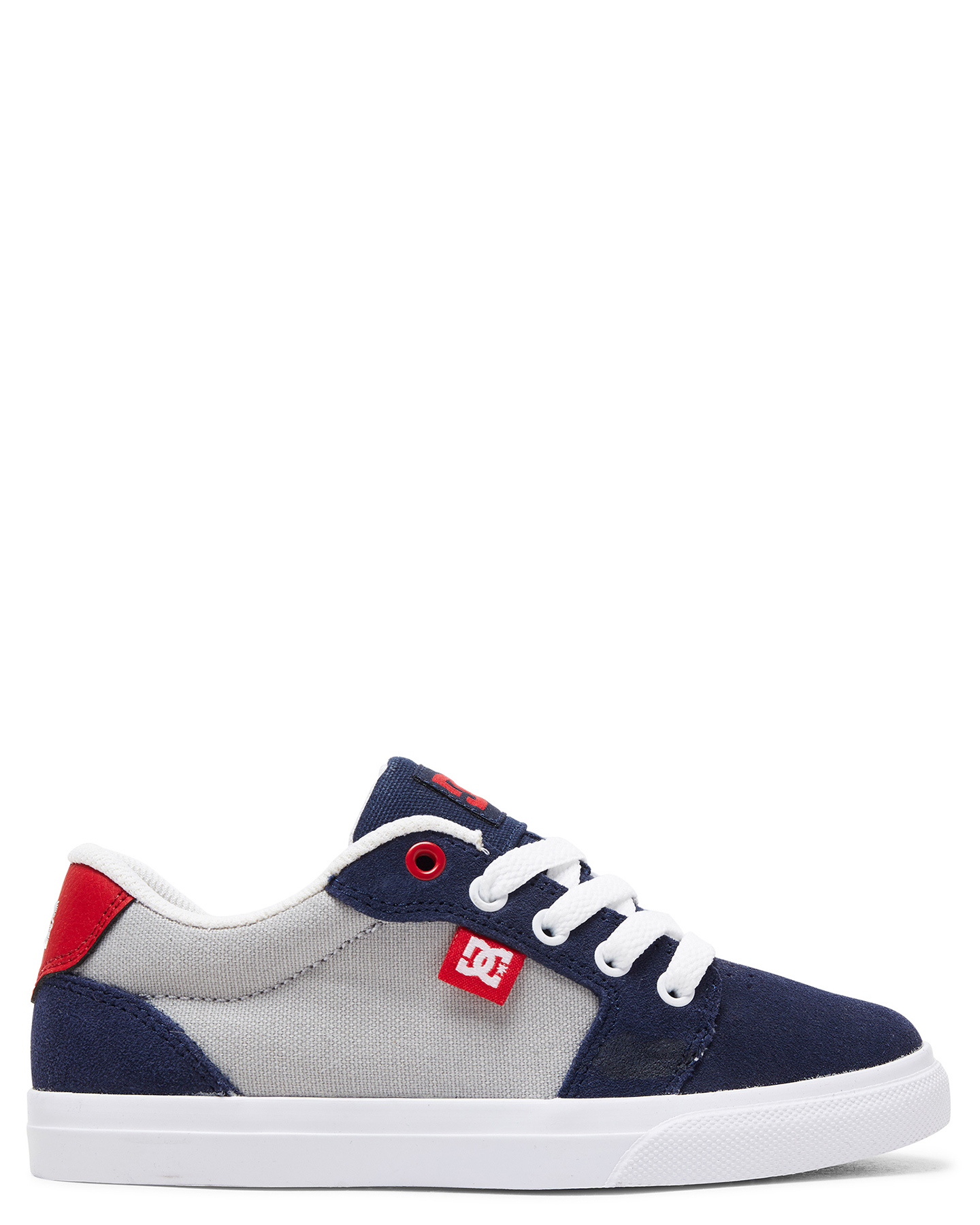 Dc Shoes Boys Anvil Shoe - Grey/Red 