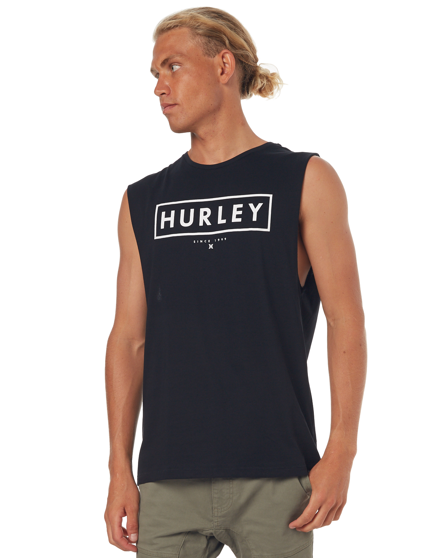 Chirurgie Stoutmoedig Master diploma Hurley Boxed Mens Muscle - Black | SurfStitch
