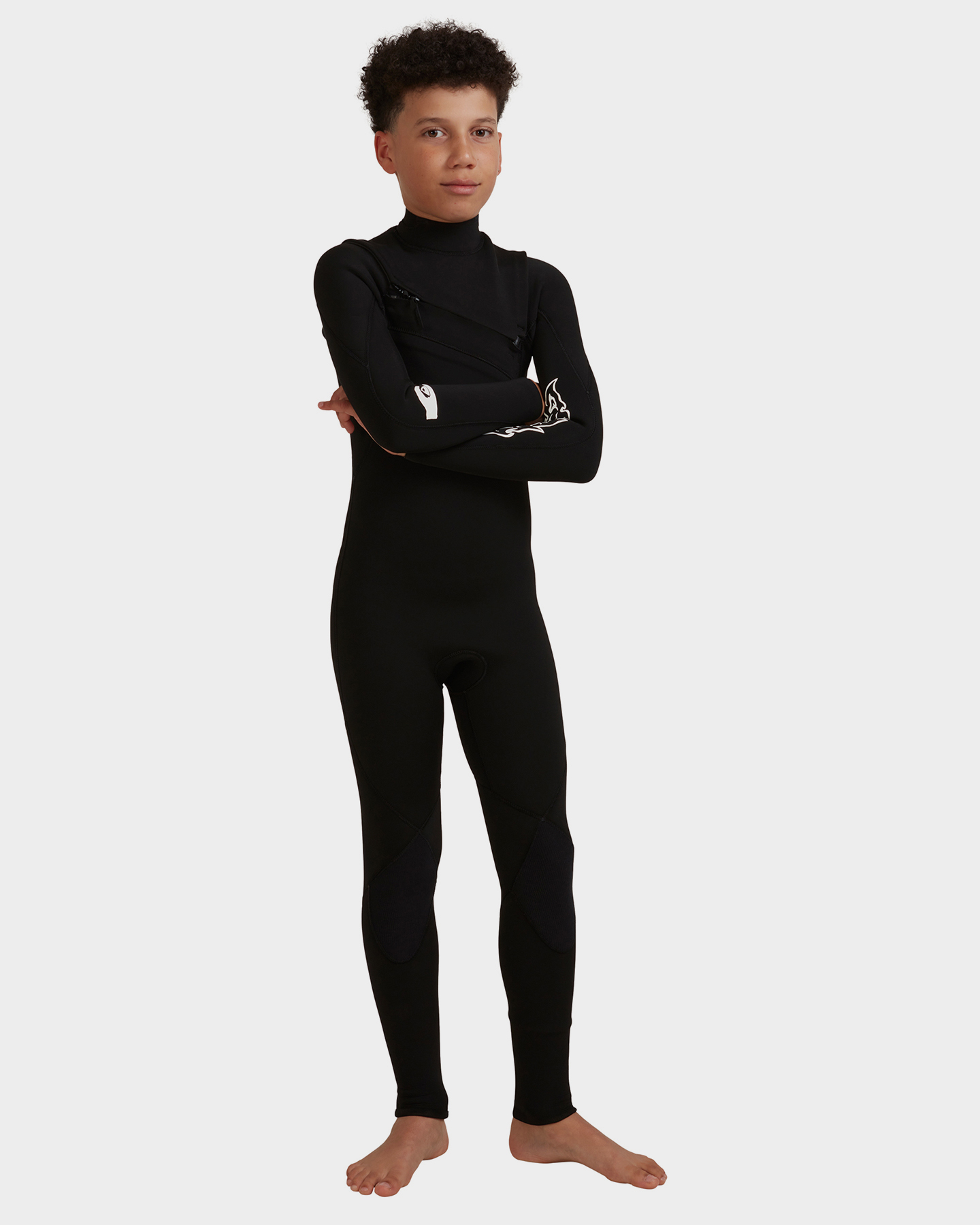 Quiksilver Boys 8-16 Highline Limited 3X2Mm Chest Zip Steamer Wetsuit ...