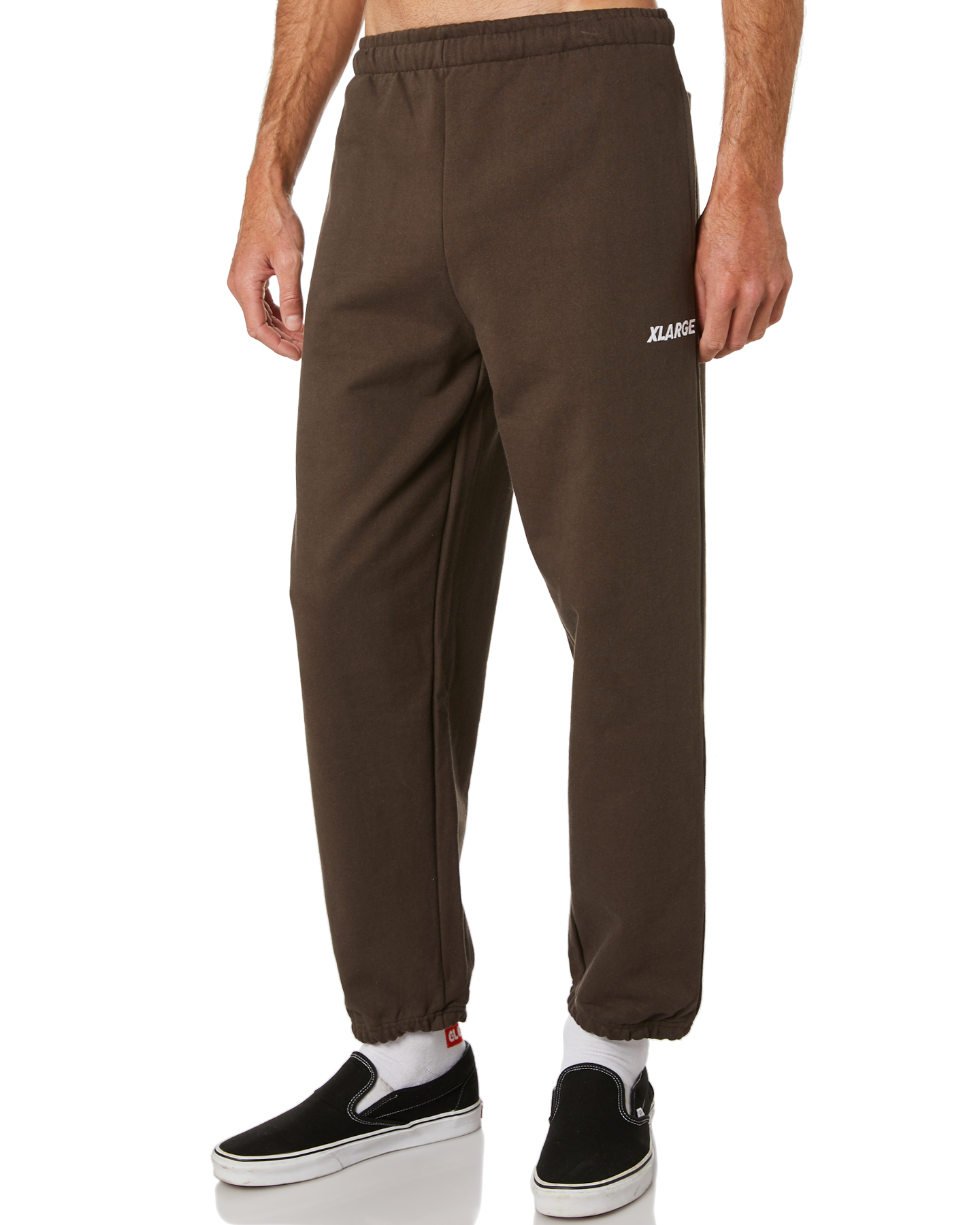 Xlarge Text Mens Sweat Pant - Brown | SurfStitch