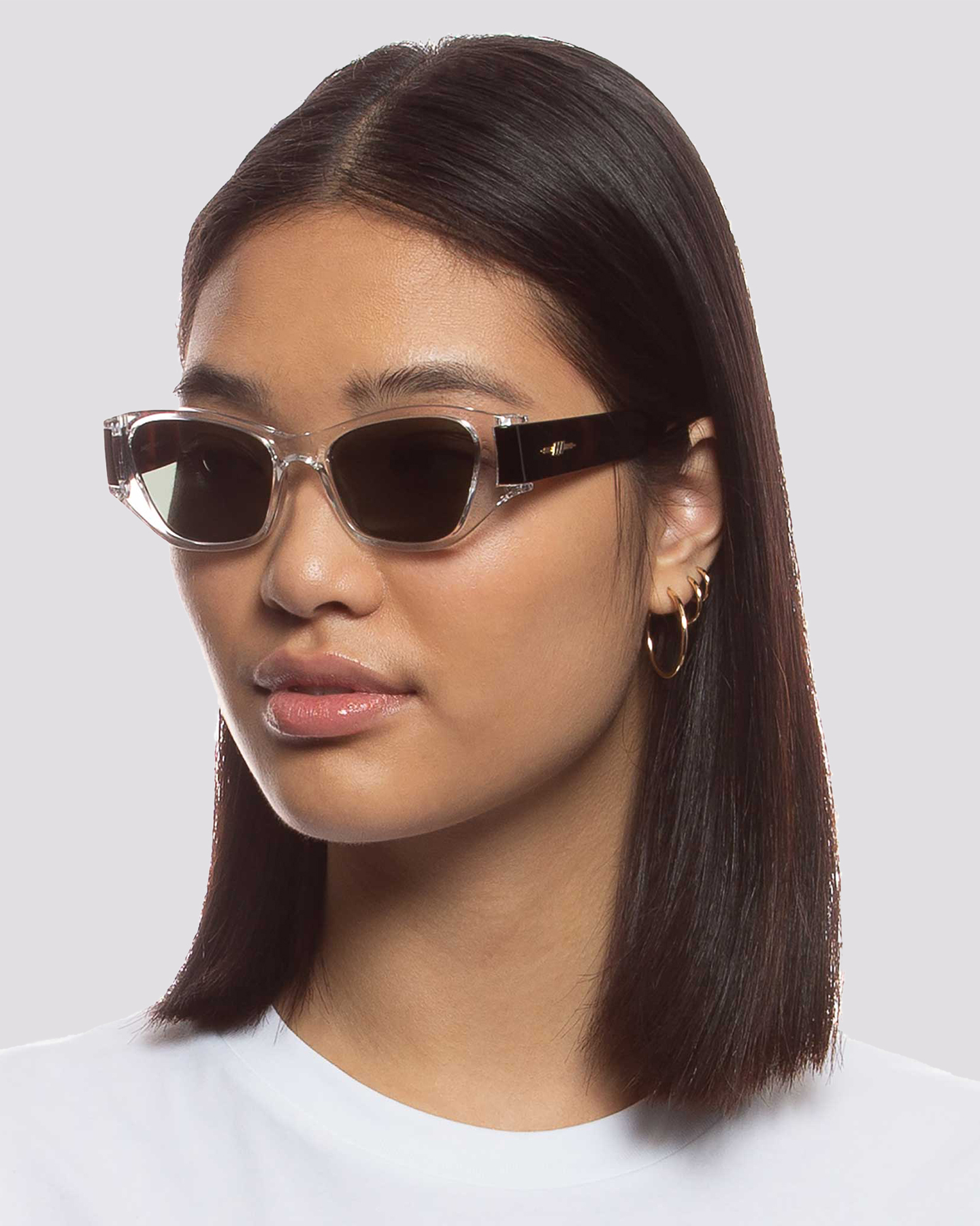 Le Specs Sweet Fantasy Sunglasses - Crystal Clear Tort | SurfStitch