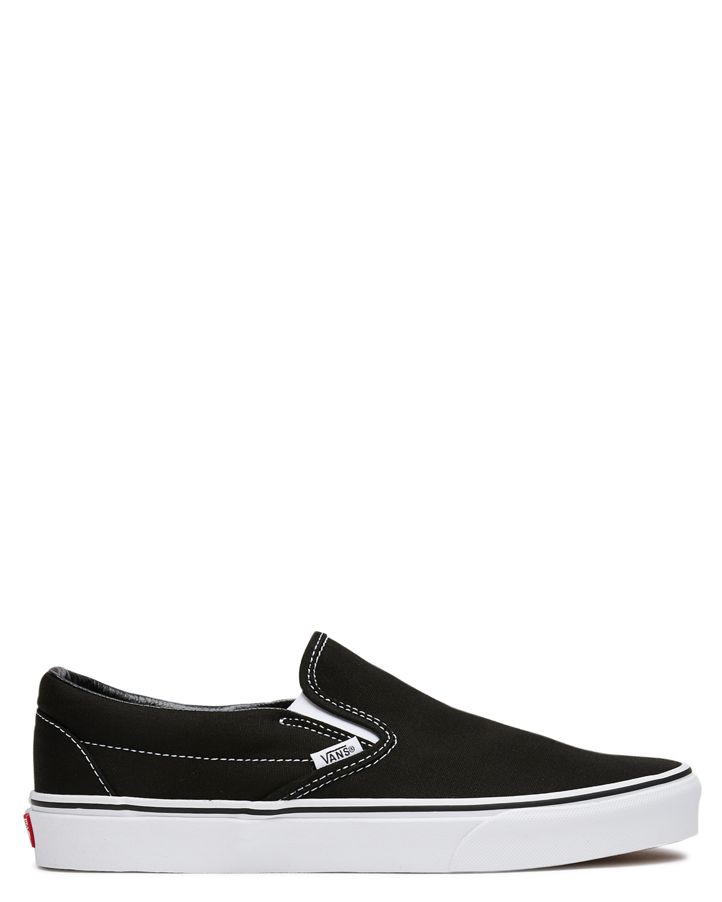 Vans Mens Classic Slip On Shoe - Black | SurfStitch