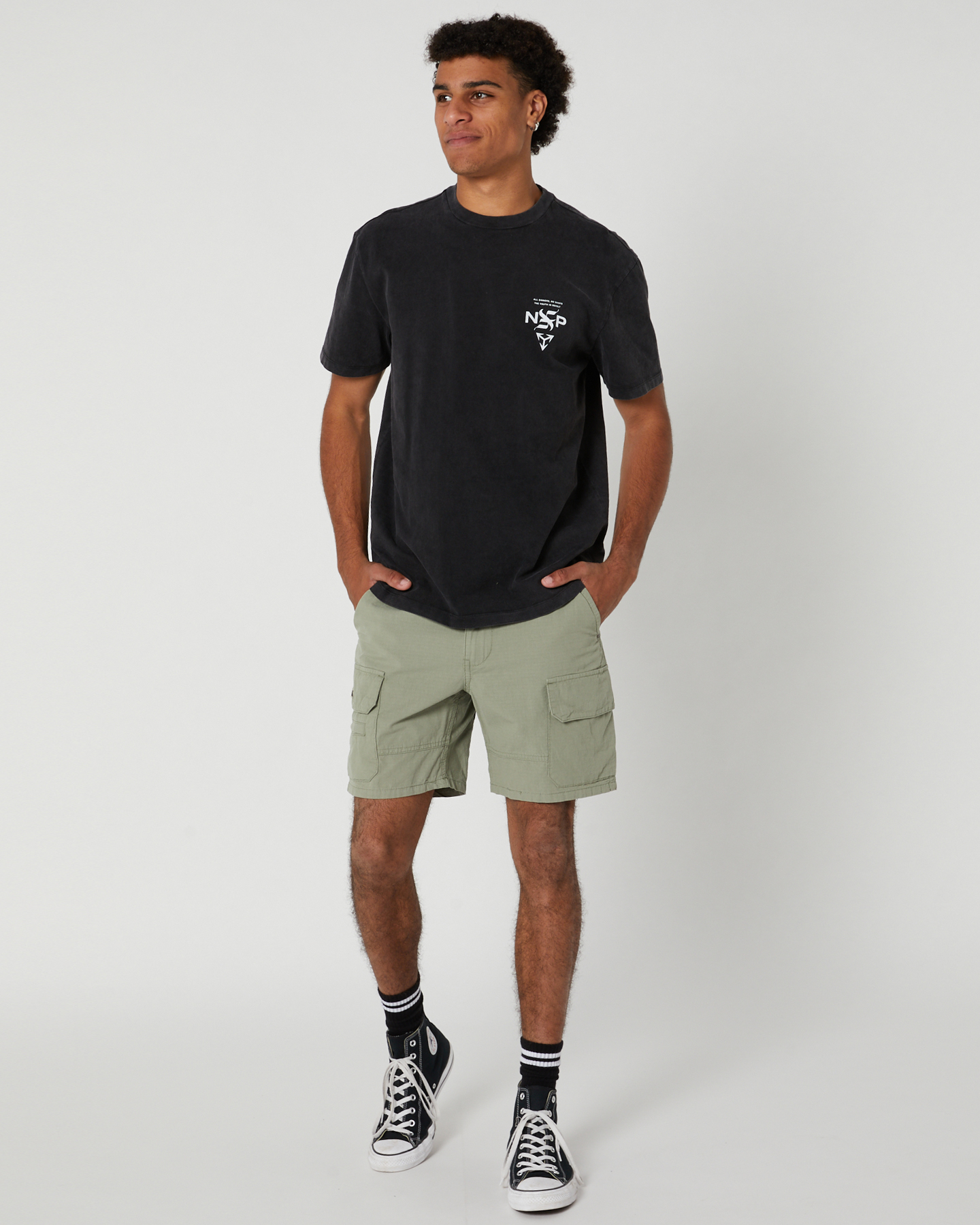 Nena And Pasadena Overland Cargo Short Sage SurfStitch