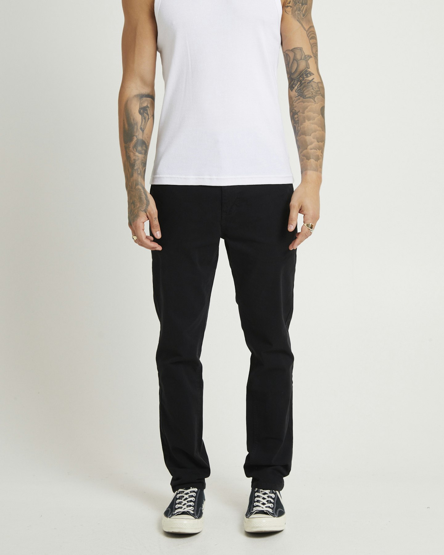 Arvust Winston Chino Pant - Black | SurfStitch