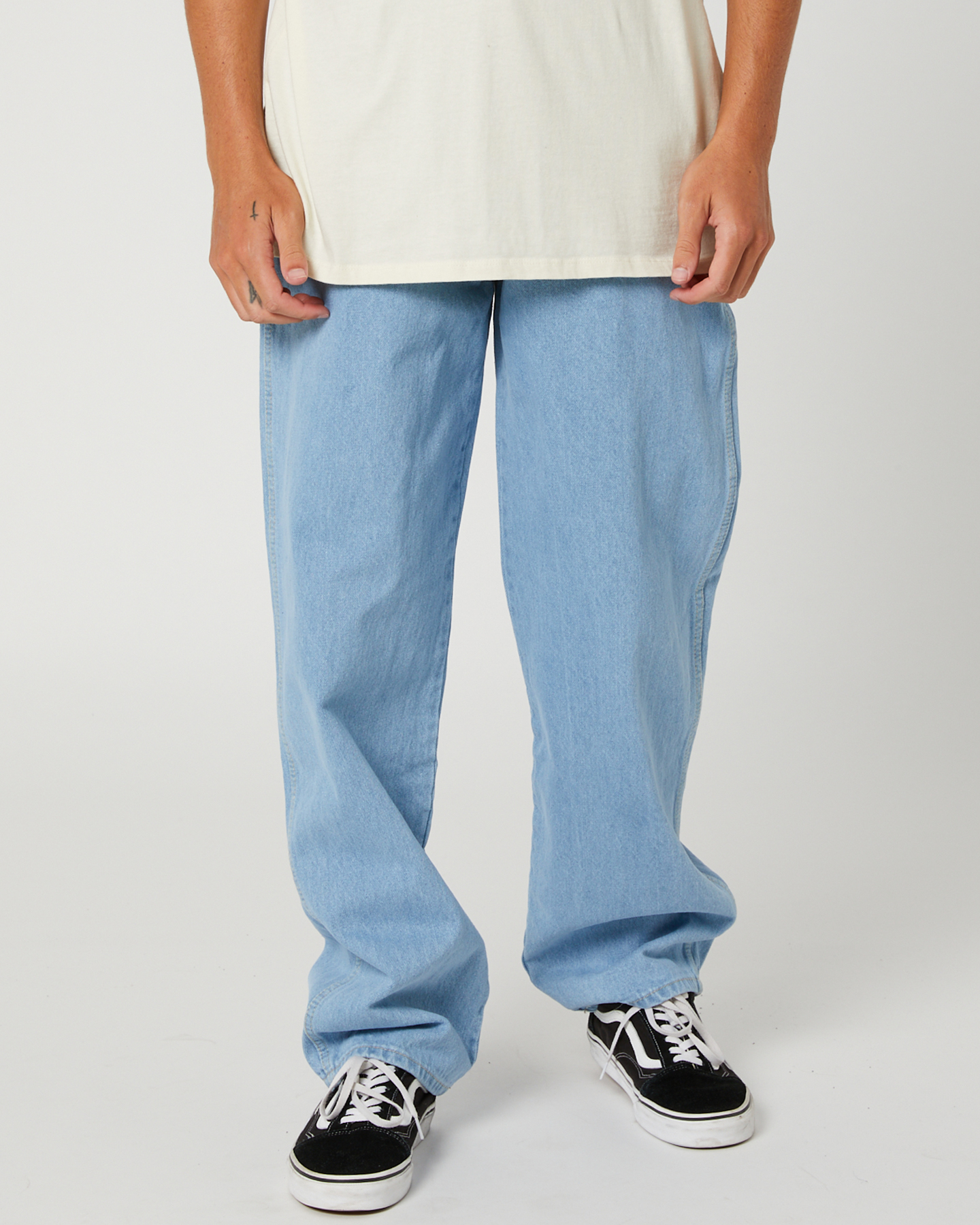 Dickies 13293 Relaxed Fit 5 Pocket Denim Jeans - Light Indigo | SurfStitch