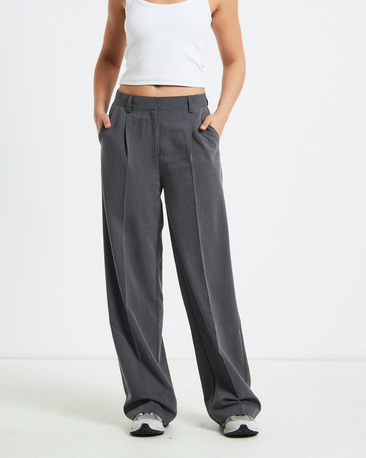 Alice In The Eve Maeve Wide Leg Pants - Grey