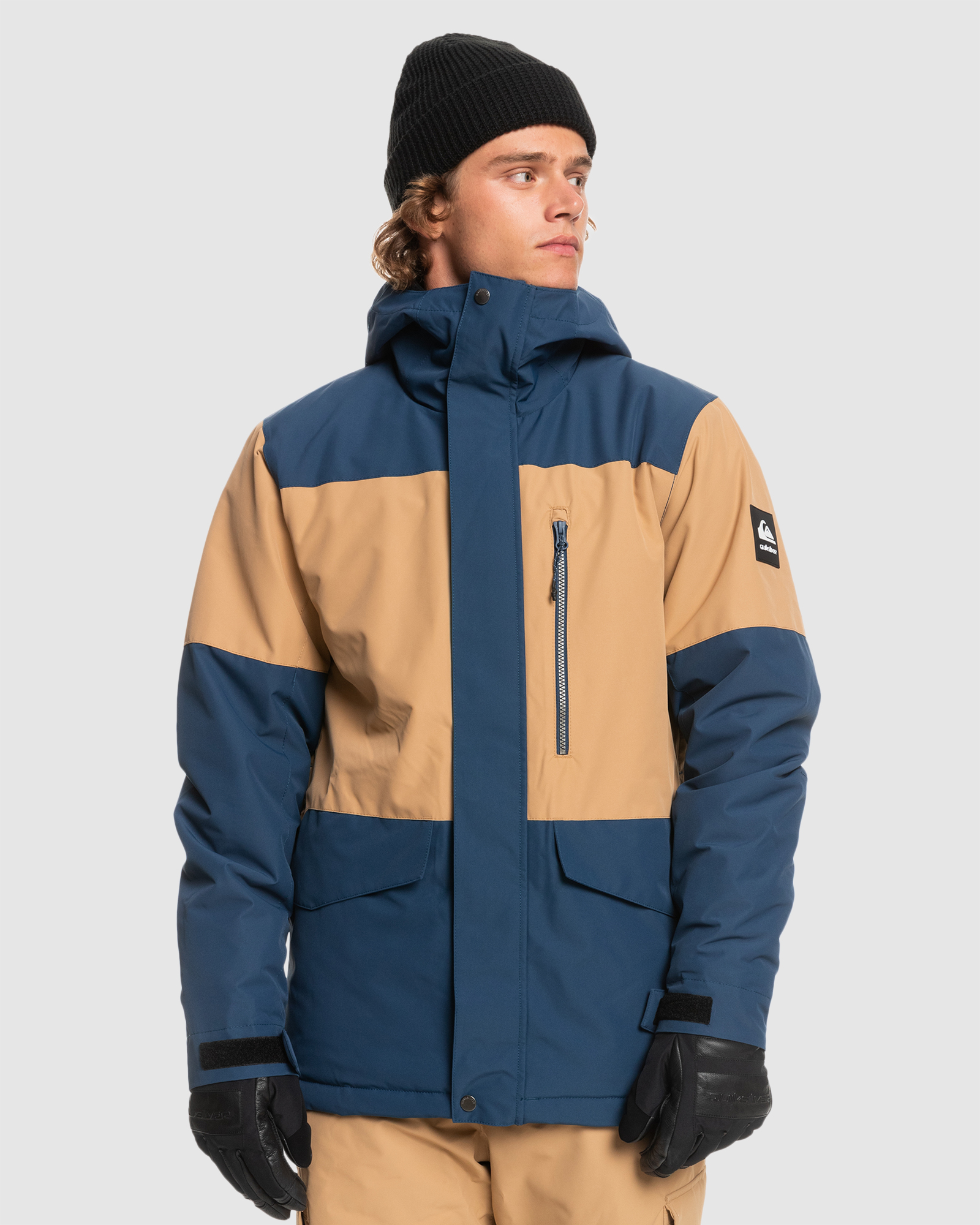 Mission block snow best sale jacket