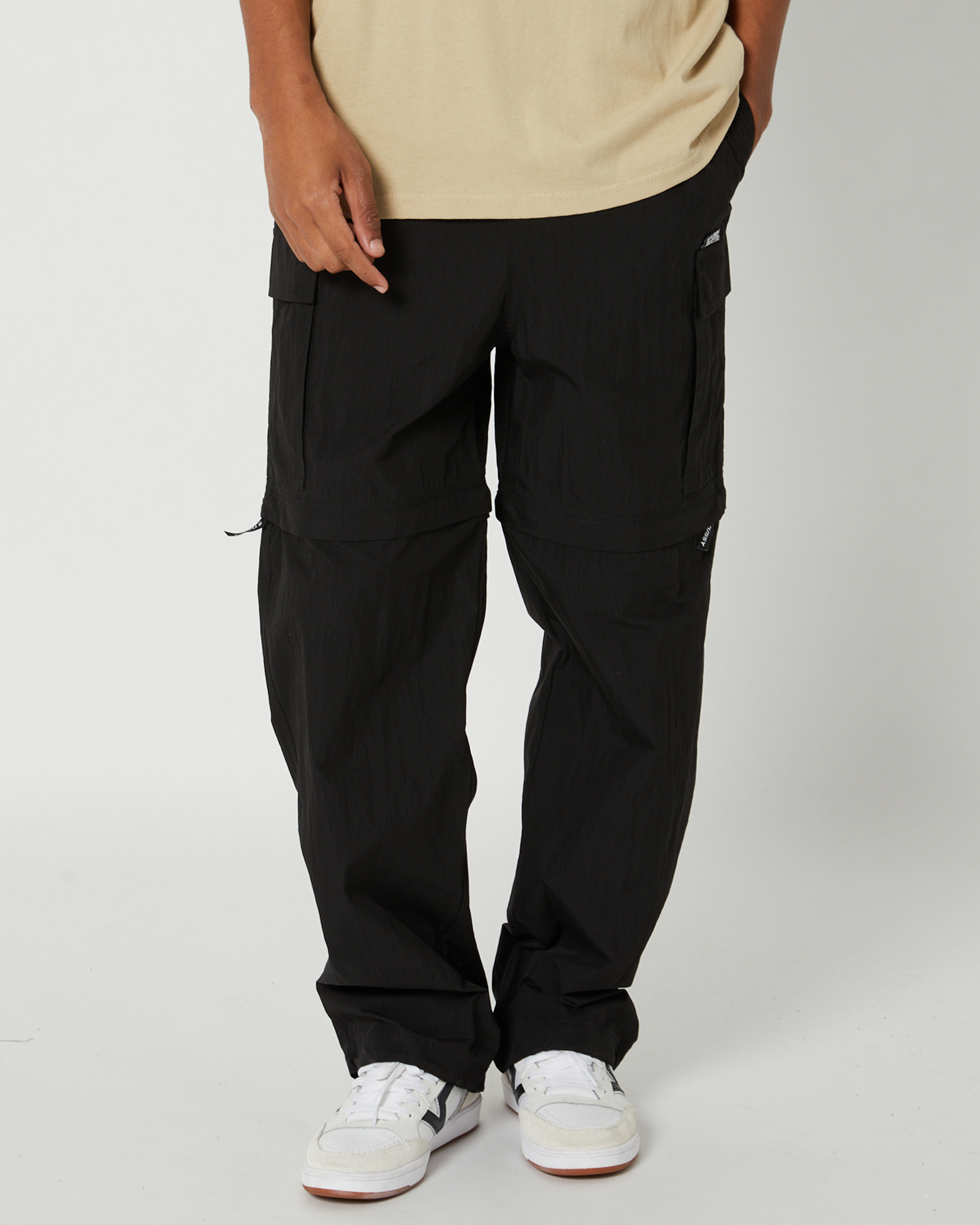 Stussy Nyco Cargo Convertible Pant - Black | SurfStitch