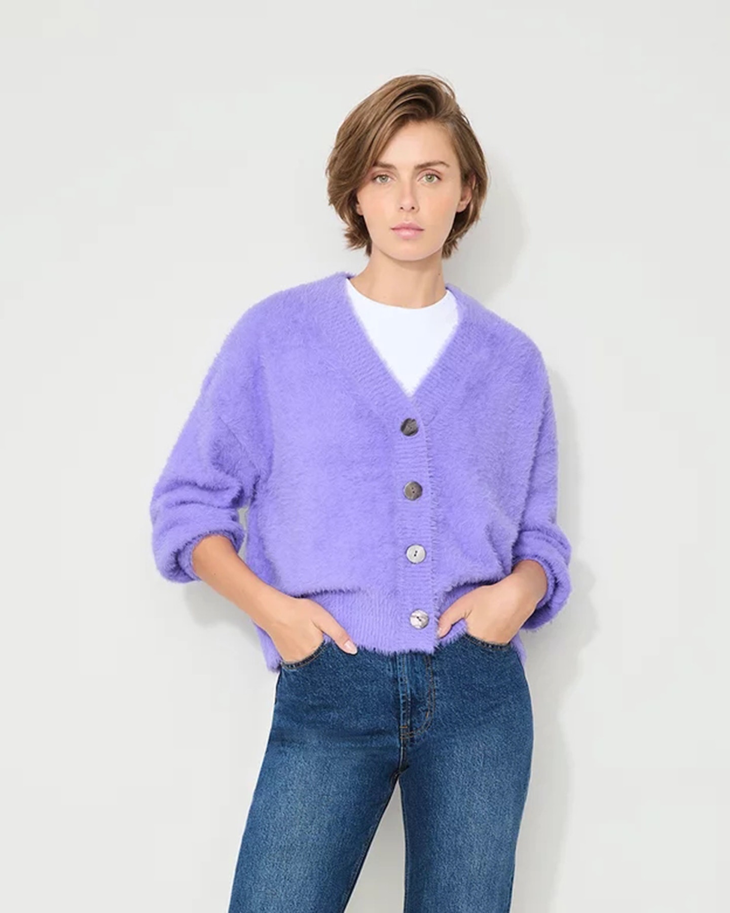 Purple cardigan hotsell australia