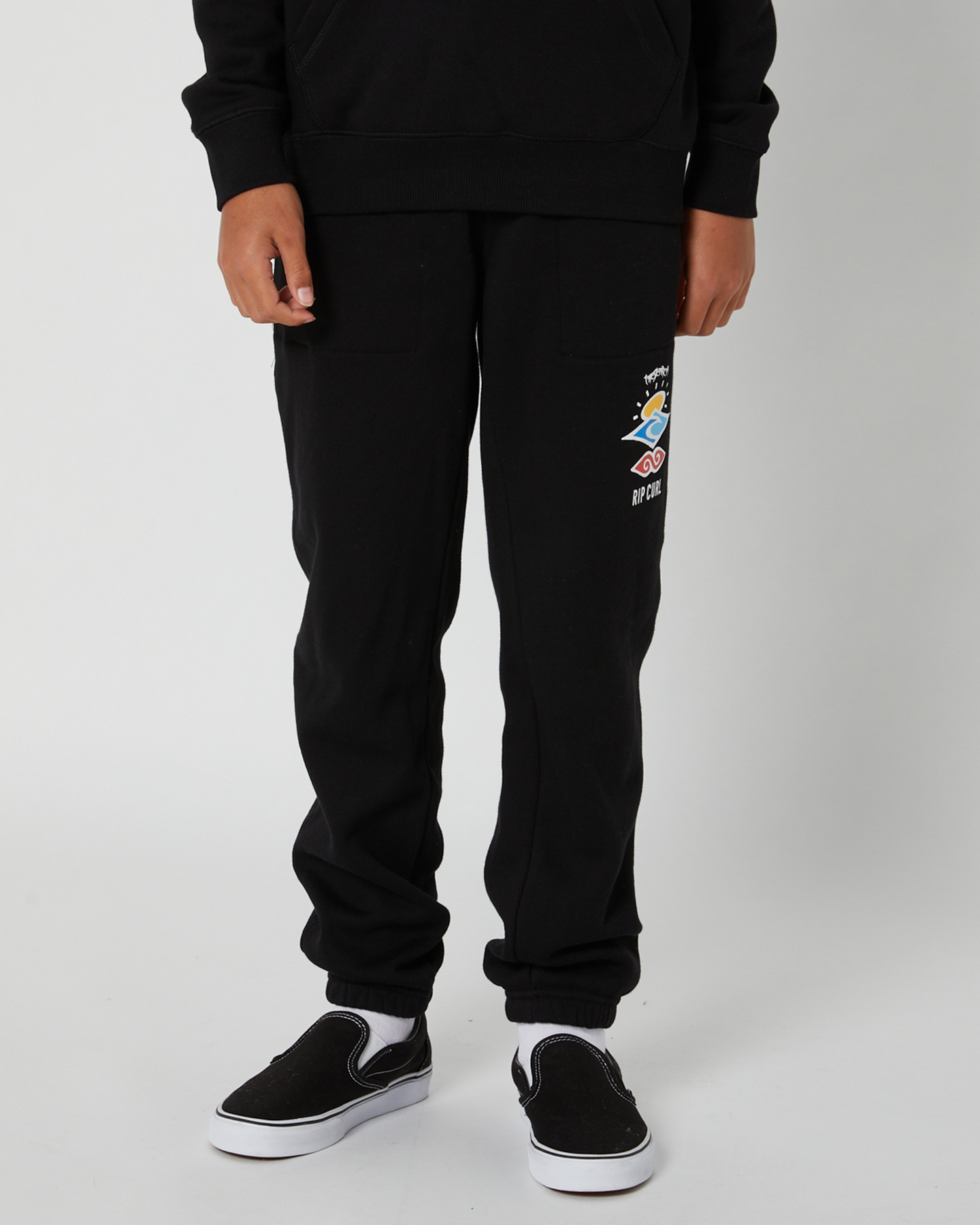 Rip Curl Boys Search Icon Track Pant - Teens - Black | SurfStitch