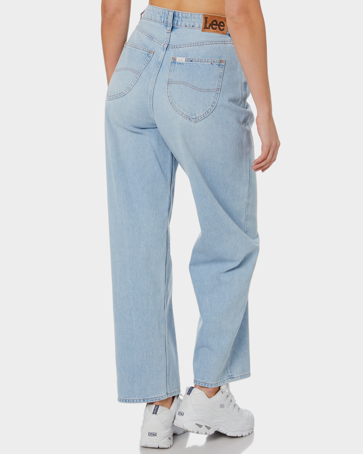 lee high baggy jeans sun skies