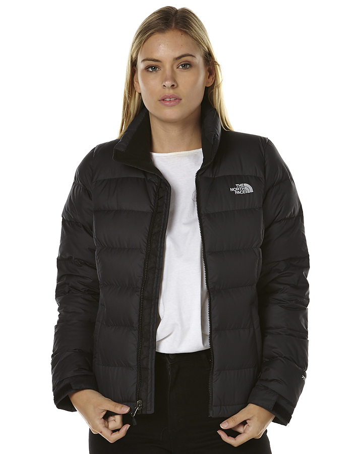 north face coat womens black