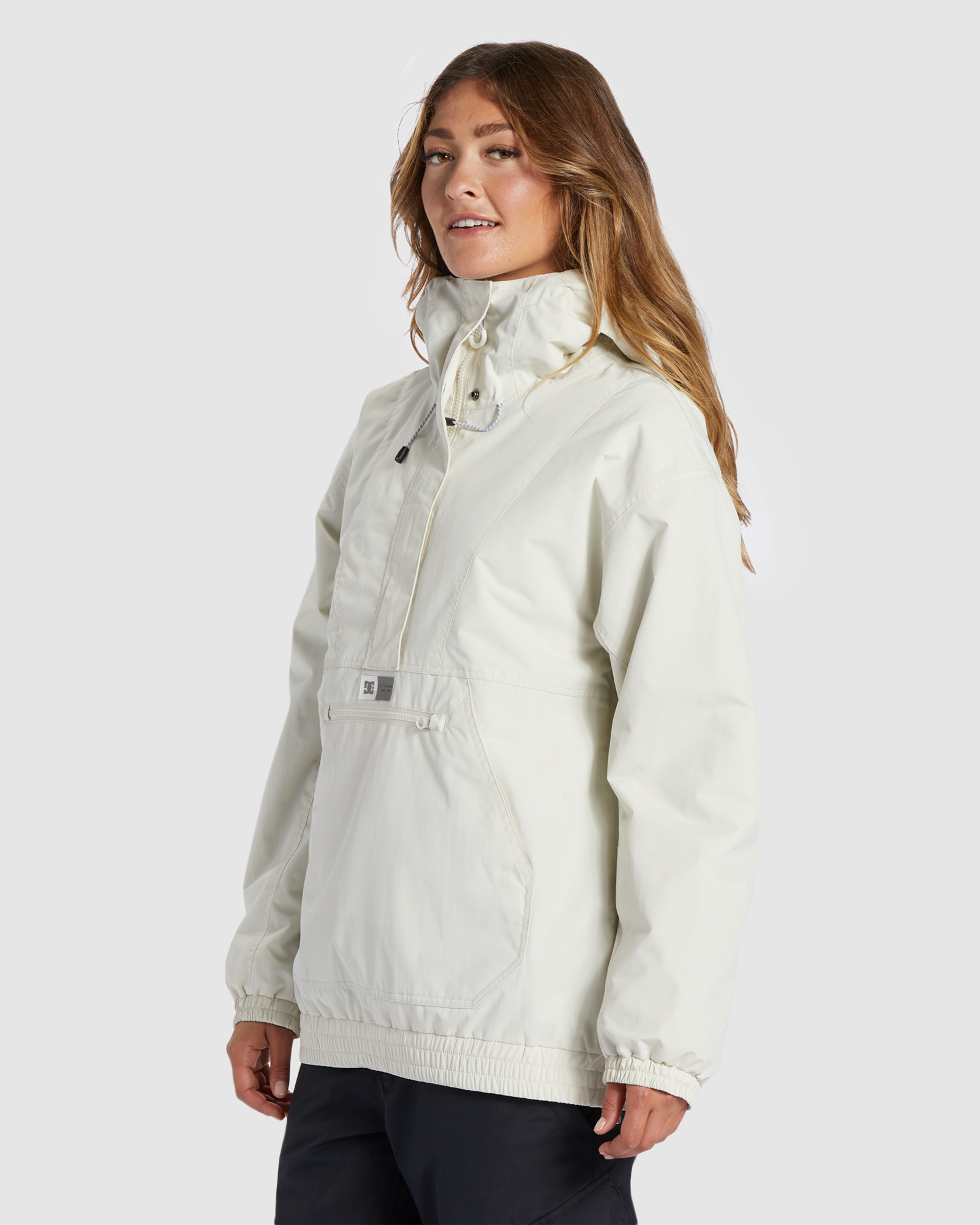 Dc Shoes Chalet - Technical Anorak Snow Jacket For Women - Silver Birch