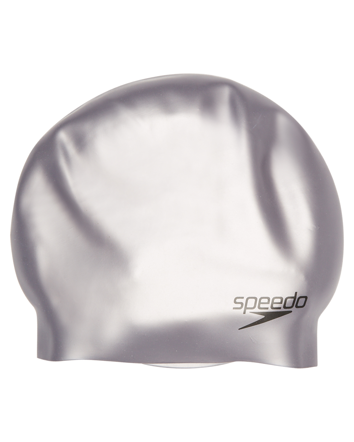 Speedo Plain Moulded Silicone Swim Cap - Chrome | SurfStitch