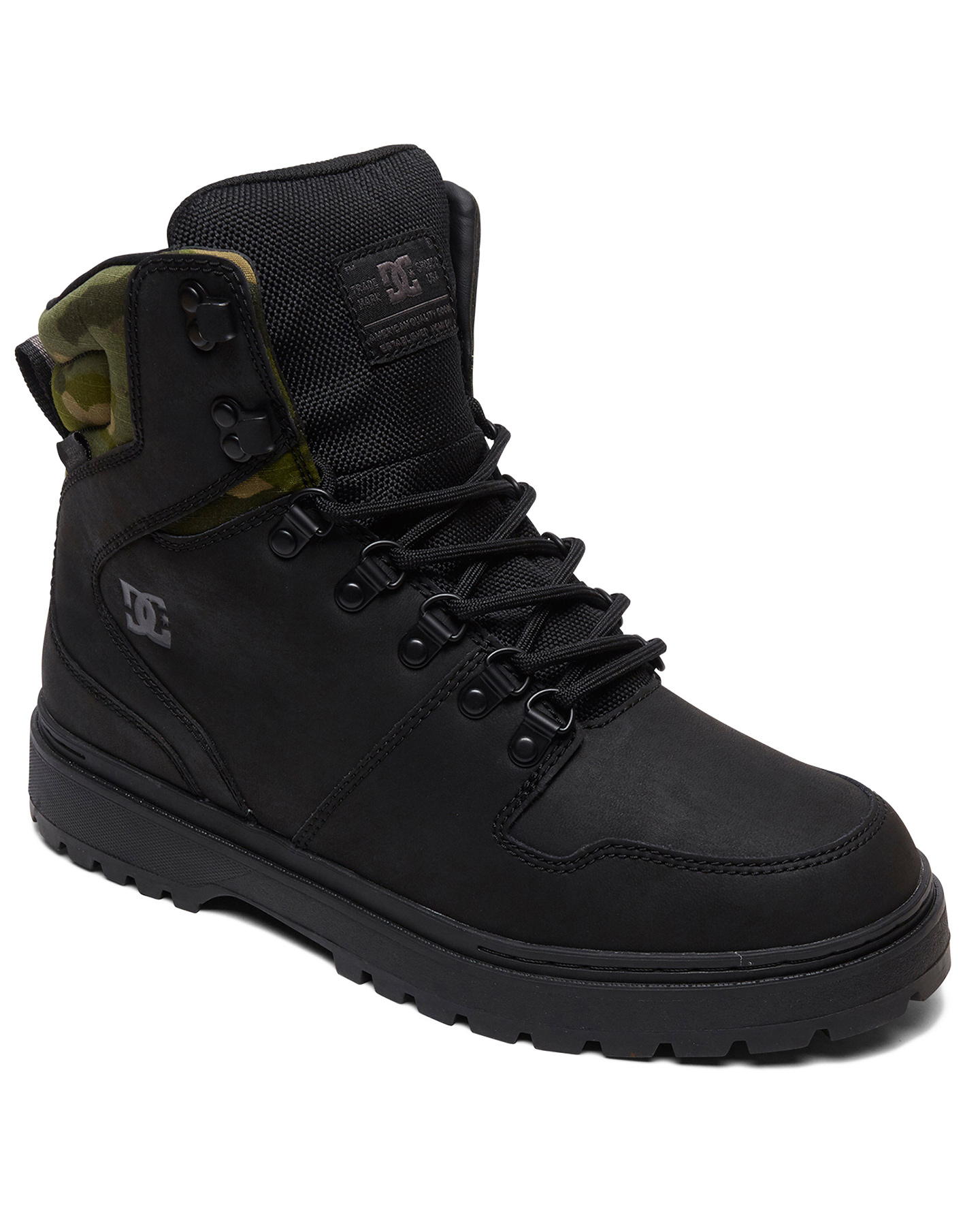 Dc Shoes Mens Peary Winter Boots - Black Camo | SurfStitch