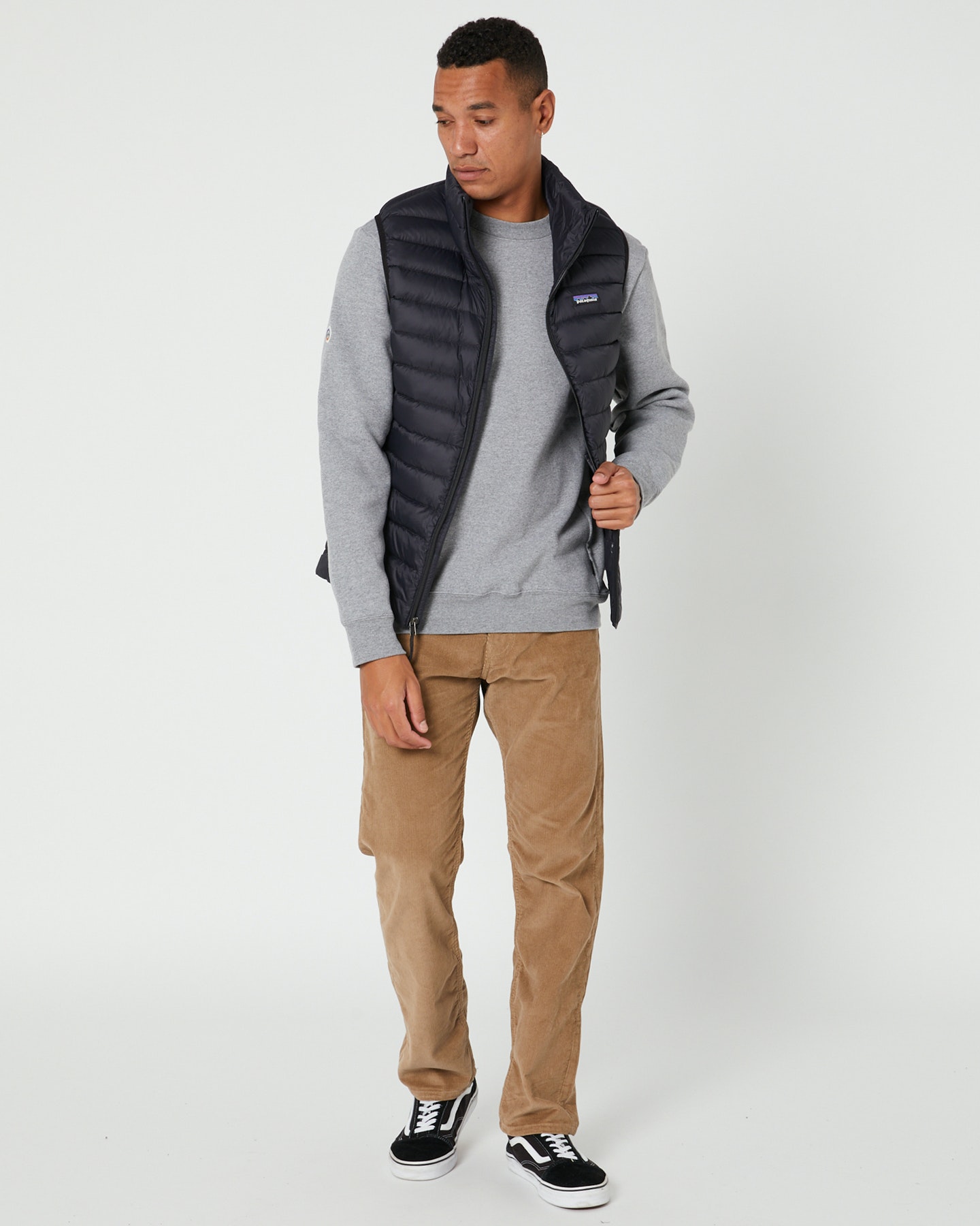 Patagonia down vest black hot sale