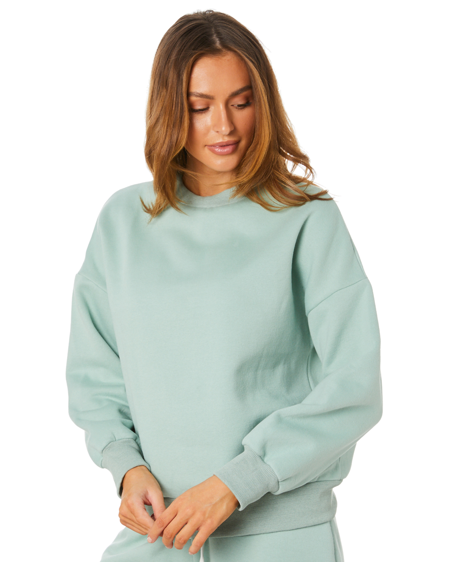 Toby Heart Ginger Toby Crew Neck Jumper - Green | SurfStitch