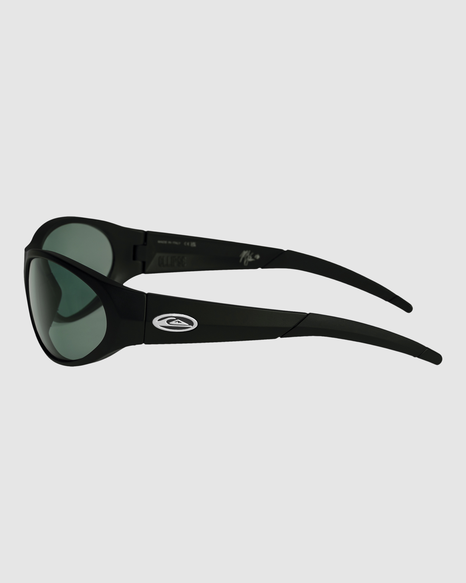 Quiksilver Ellipse P - Polarised Sunglasses For Men - Black Green Plz |  SurfStitch