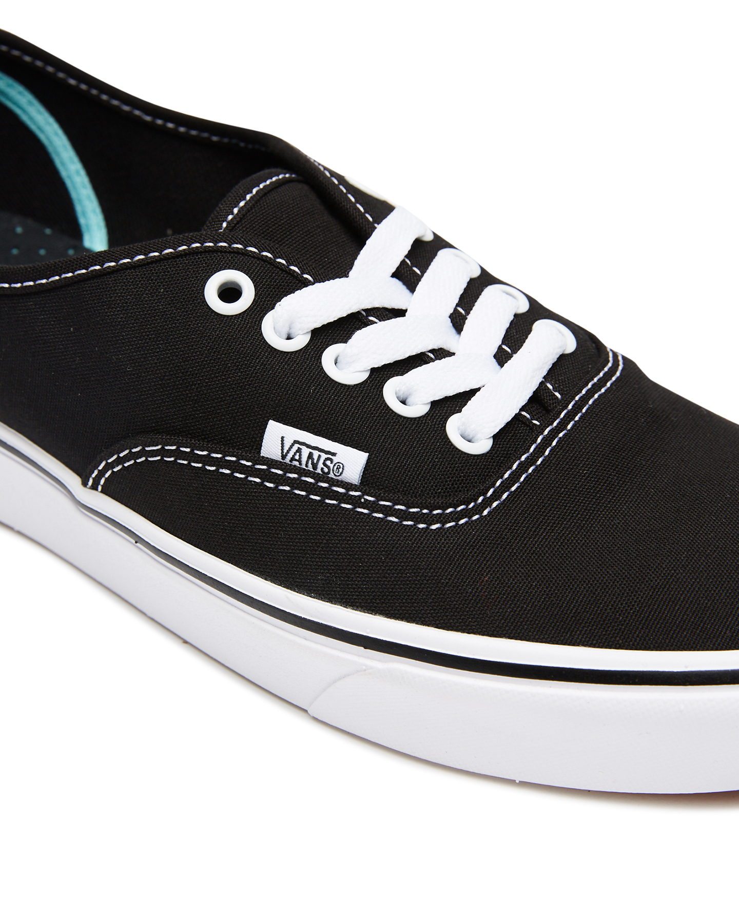ladies black vans trainers