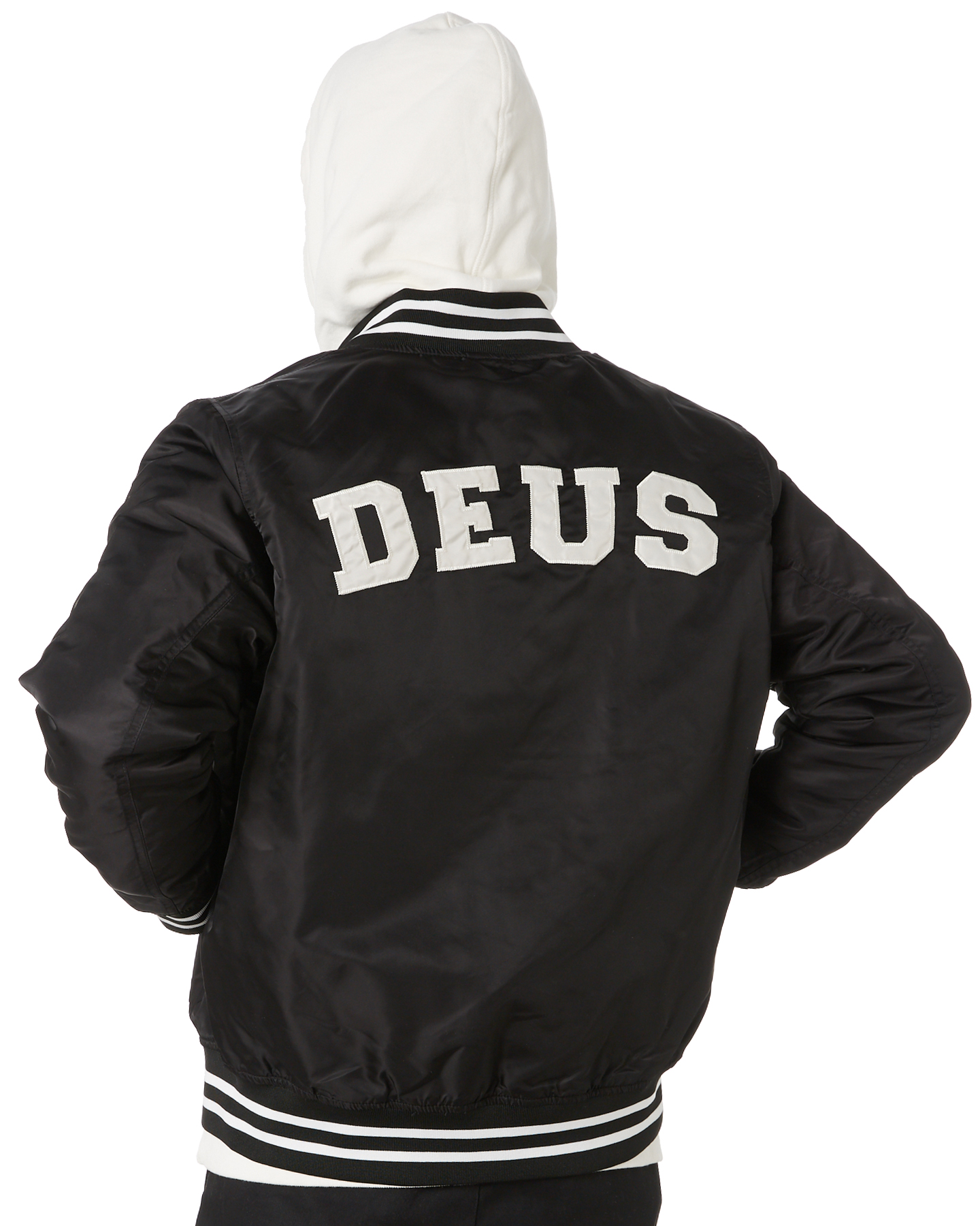 Deus Ex Machina Chuck Bomber Mens Jacket   Black   SurfStitch