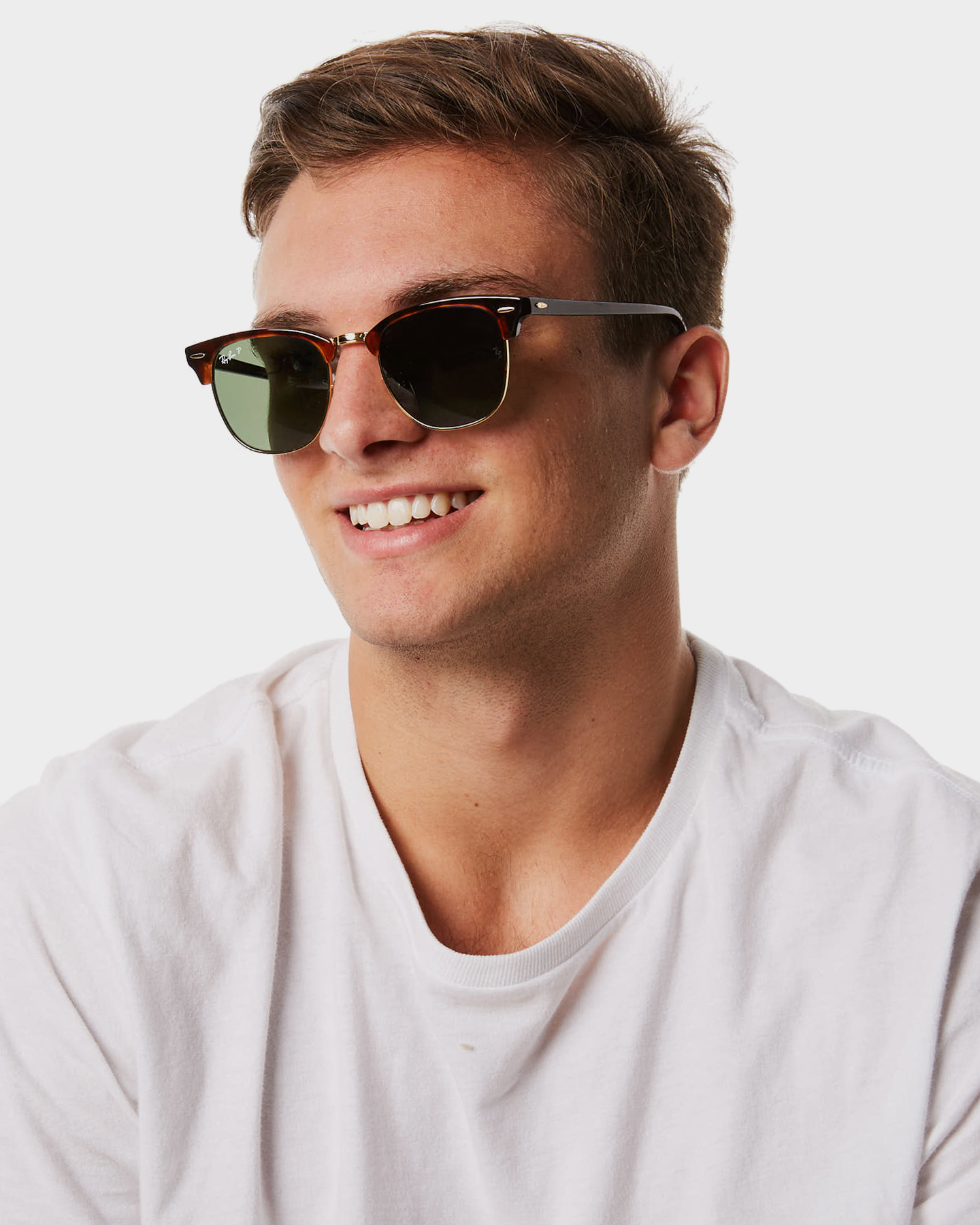 Ray-Ban Clubmaster 51 Polar Sunglasses - Red Havana | SurfStitch