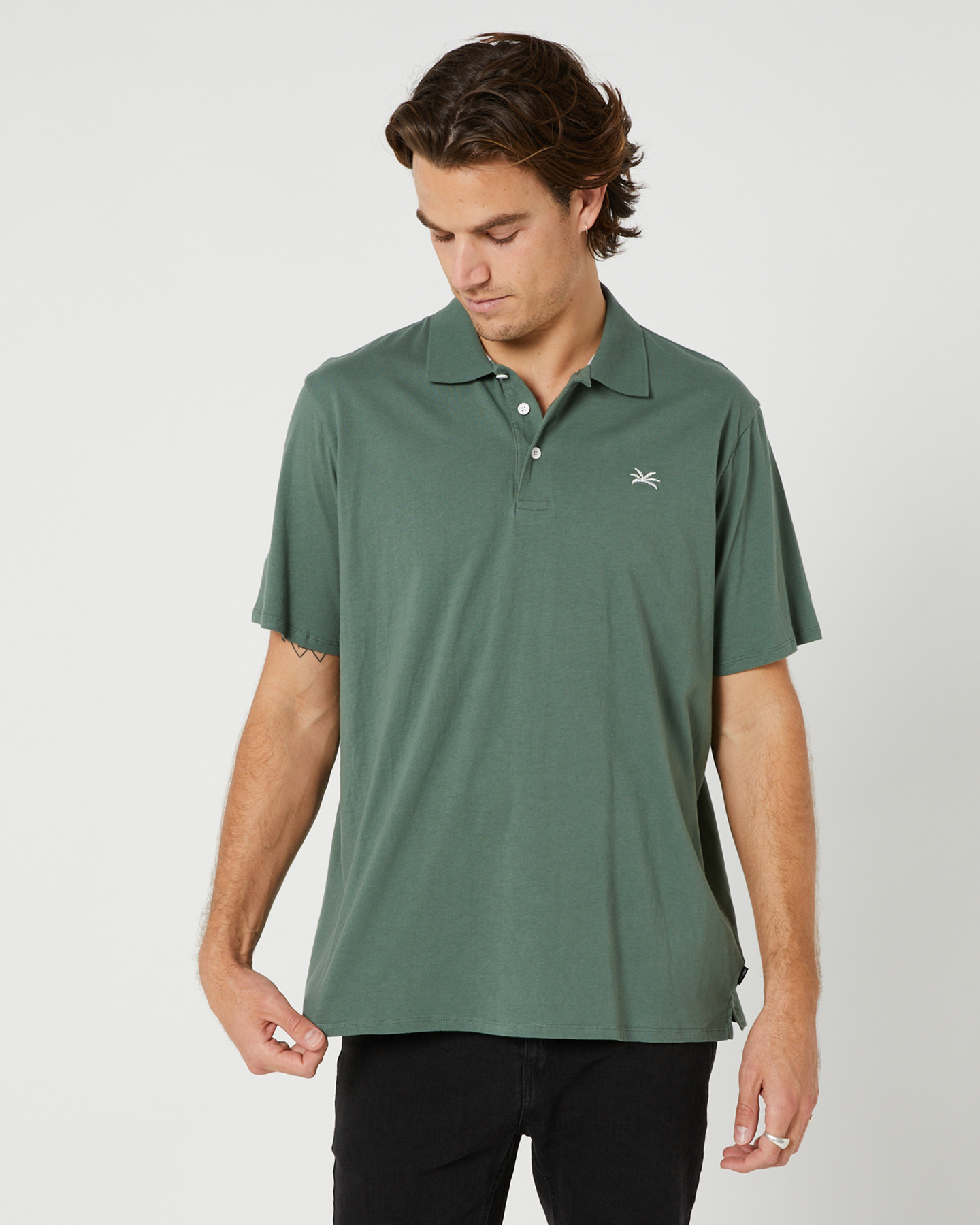 Swell Fairway Ss Polo - Green Bay | SurfStitch