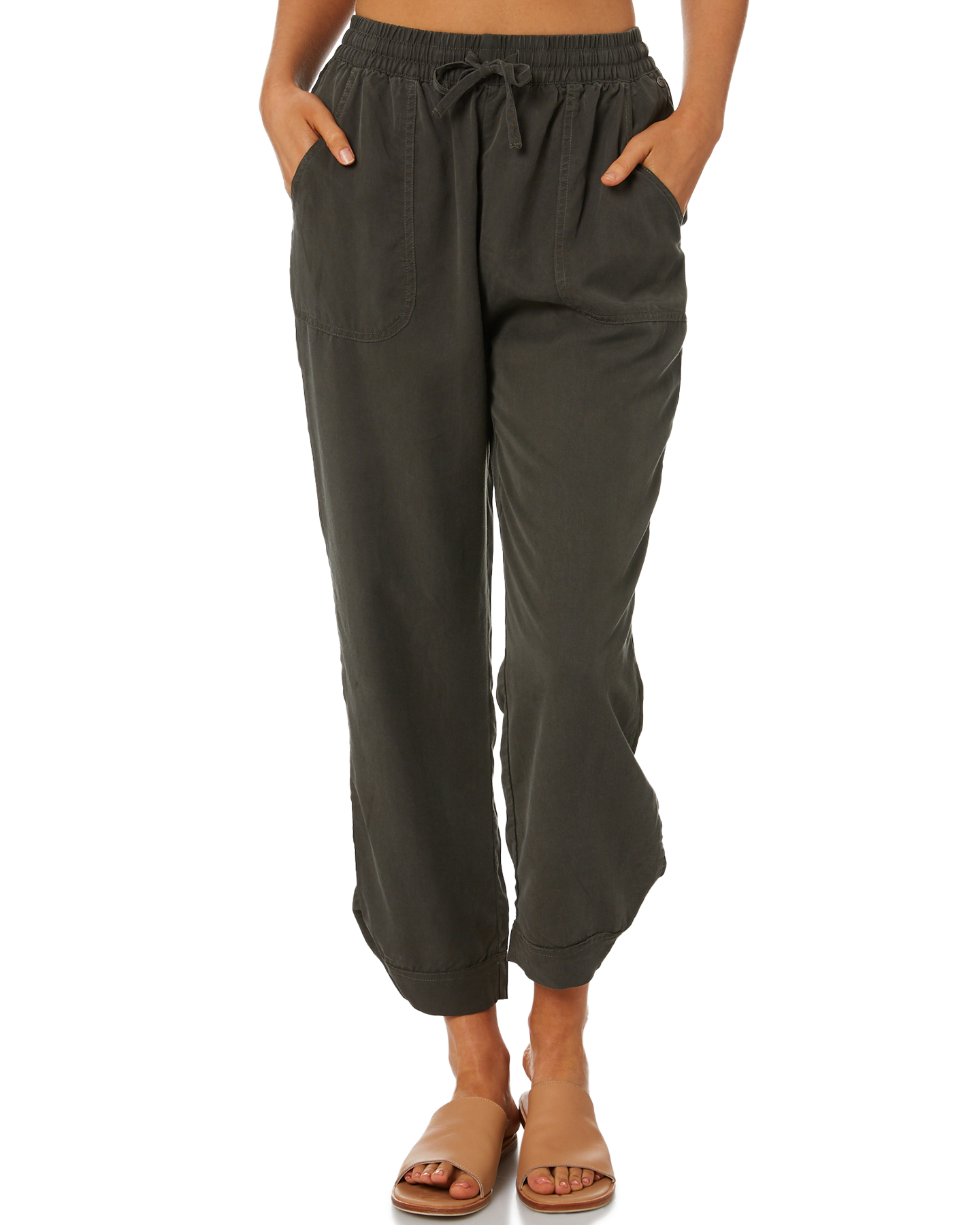 Rusty Bounds Slouchy Pant - Dark Olive | SurfStitch