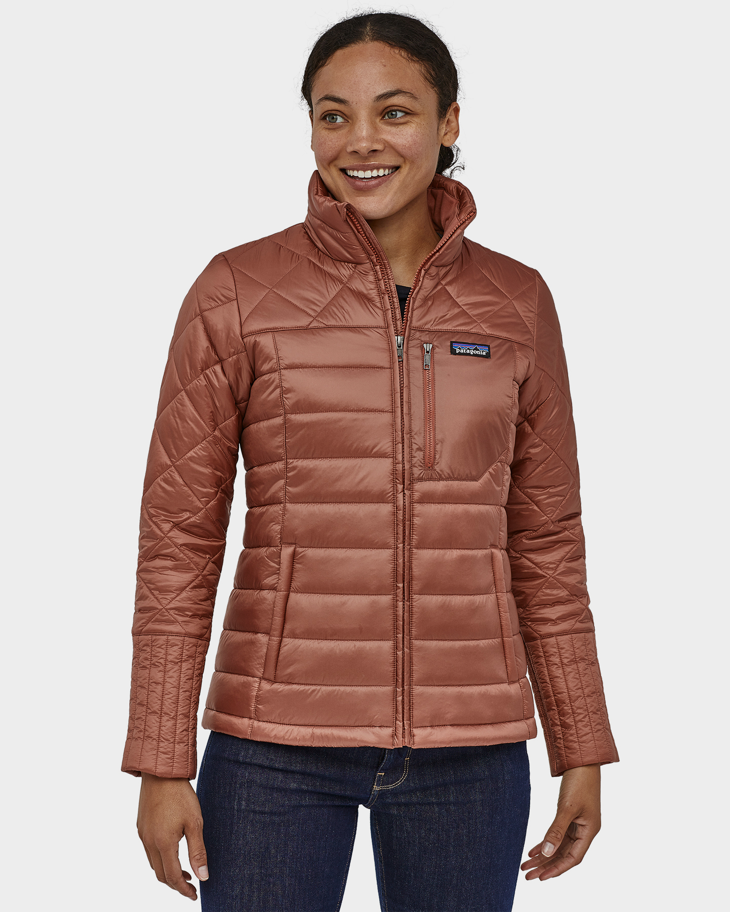 Patagonia radalie jacket discount century pink