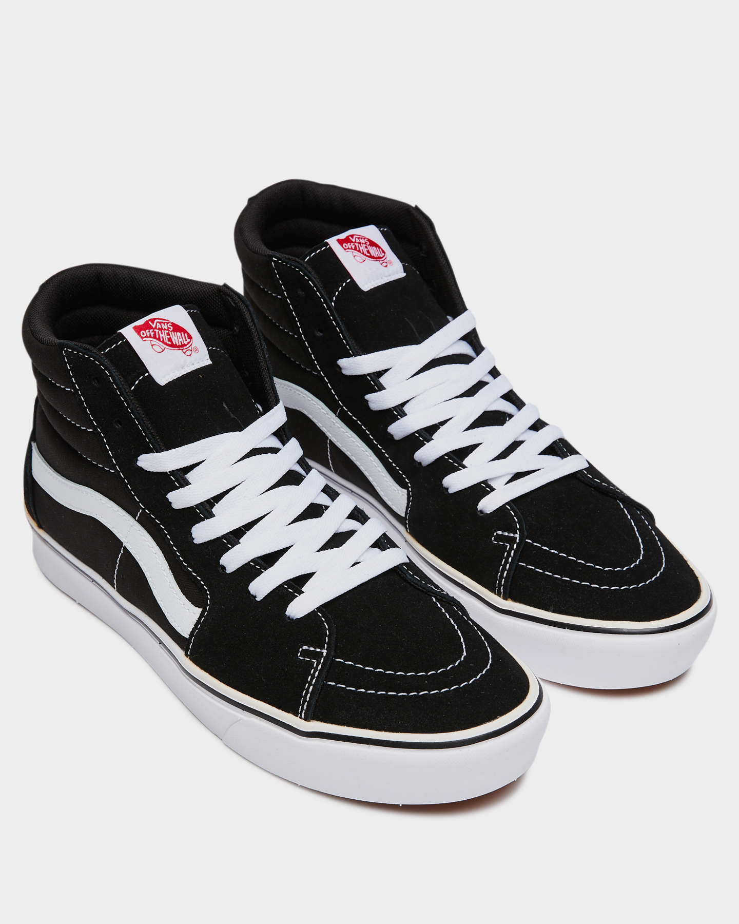 Vans Comfycush Sk8 Hi - Black / True White | SurfStitch