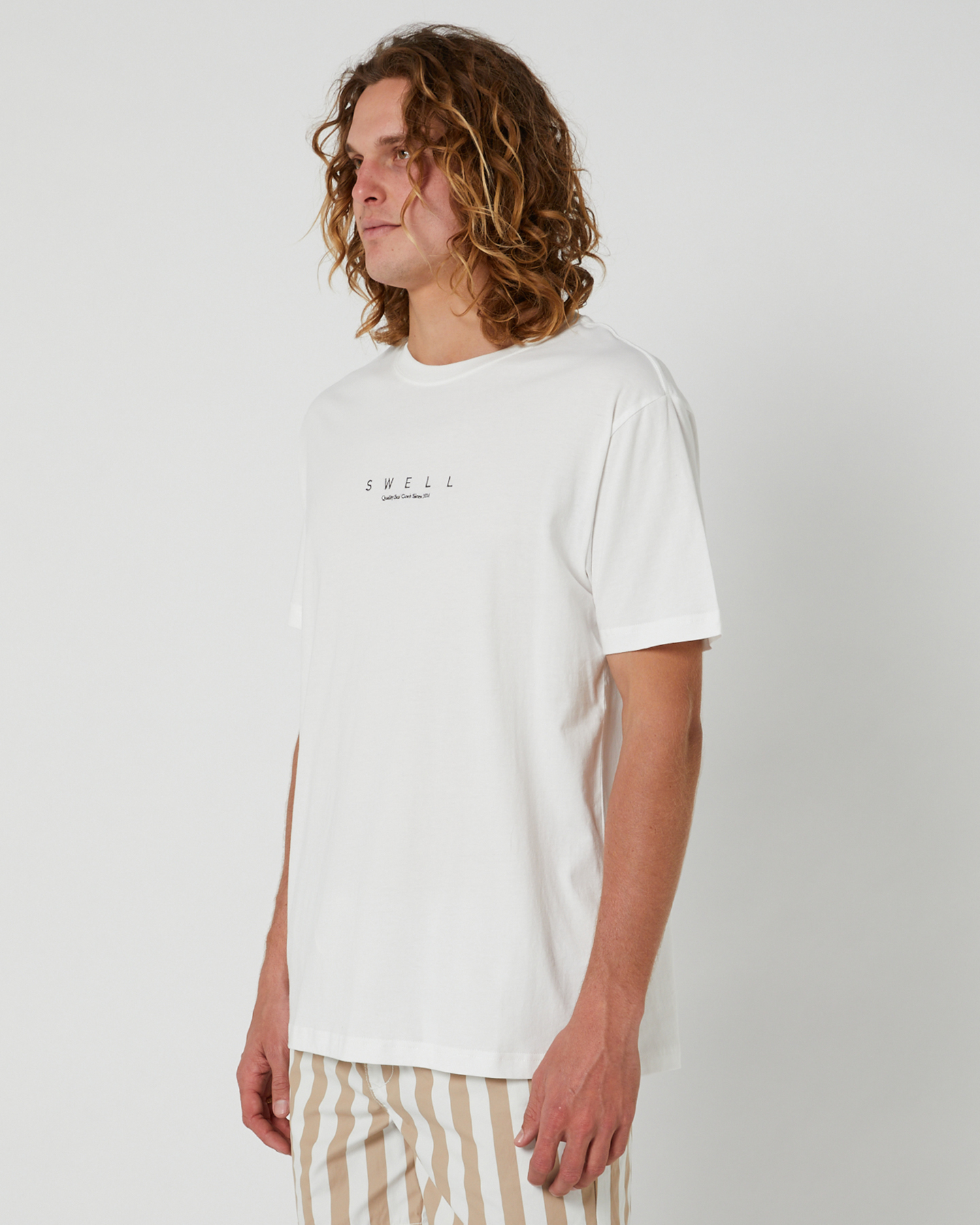 Swell Core Logo Tee - White | SurfStitch