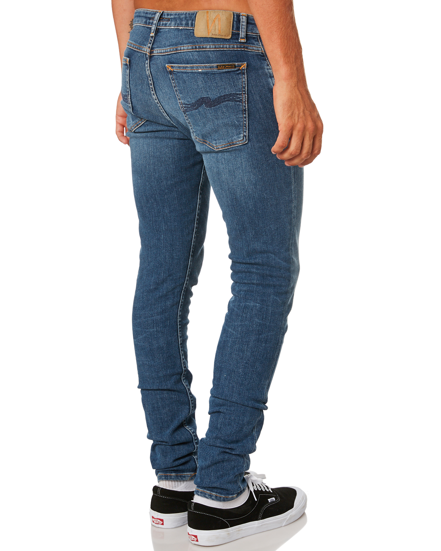 Nudie Jeans Co Skinny Lin Mens Jean - Dark Blue Navy | SurfStitch