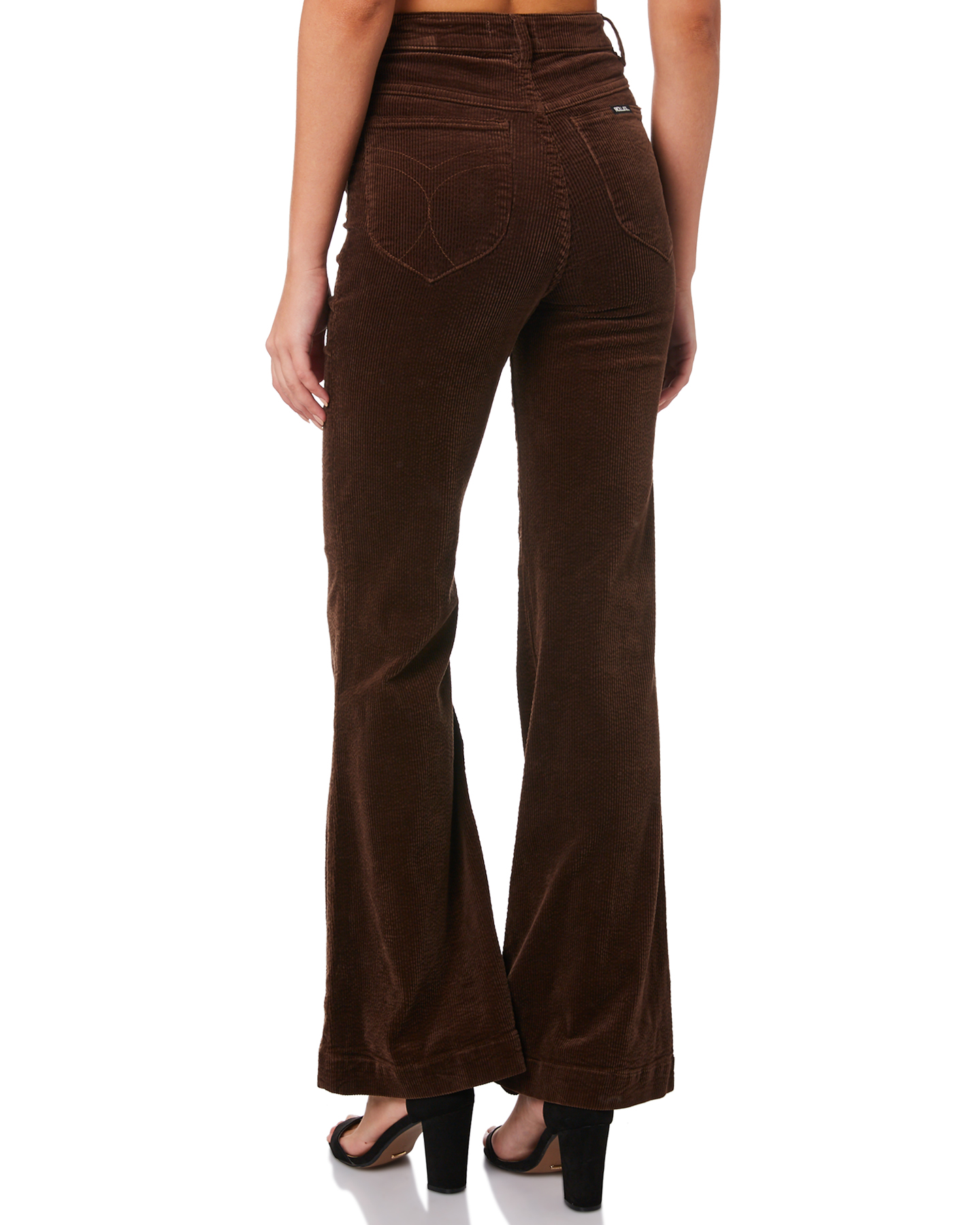 Rollas Eastcoast Flare Jean - Brown Cord | SurfStitch