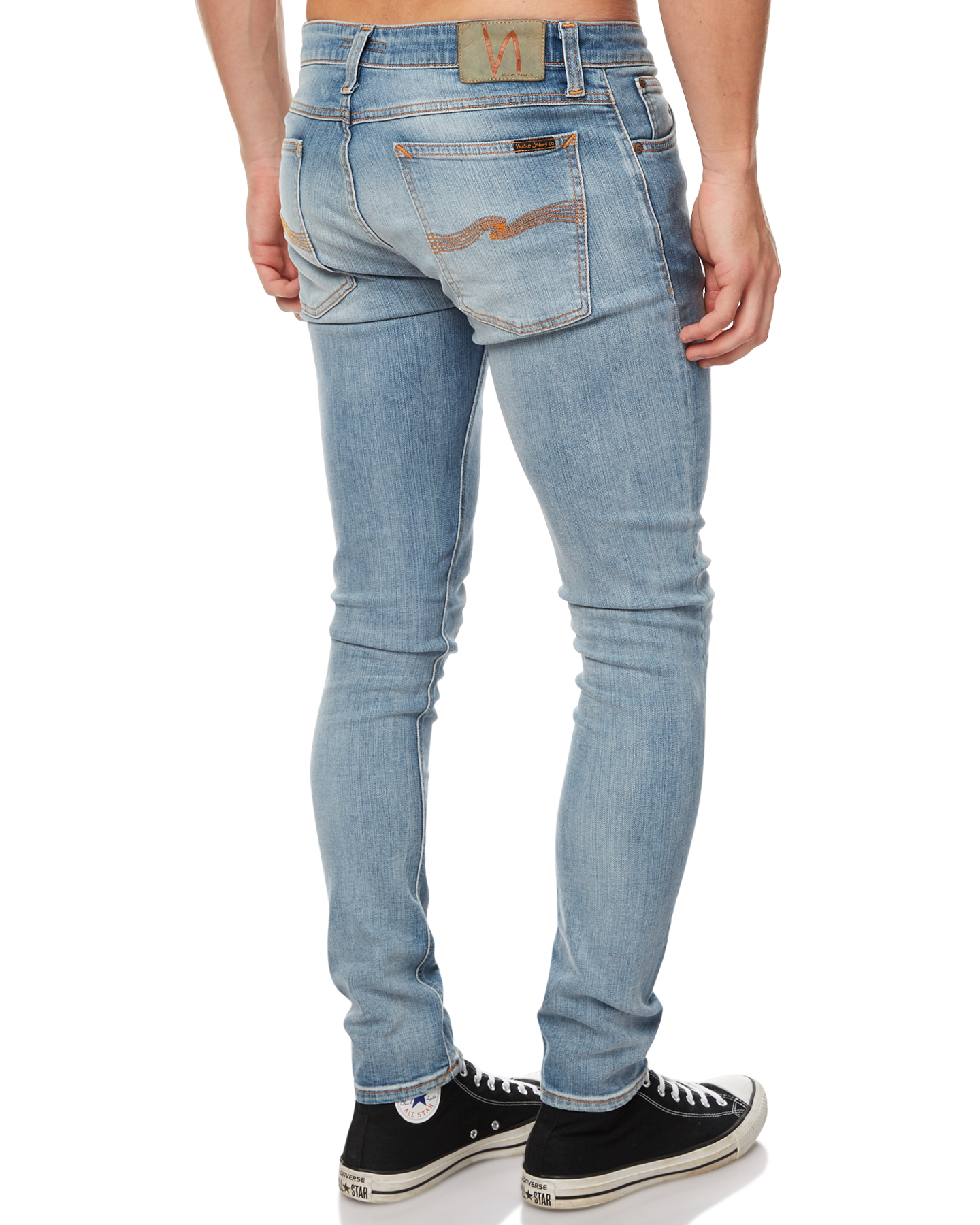 Nudie Jeans Co Skinny Lin Mens Jean - Crispy Orange | SurfStitch