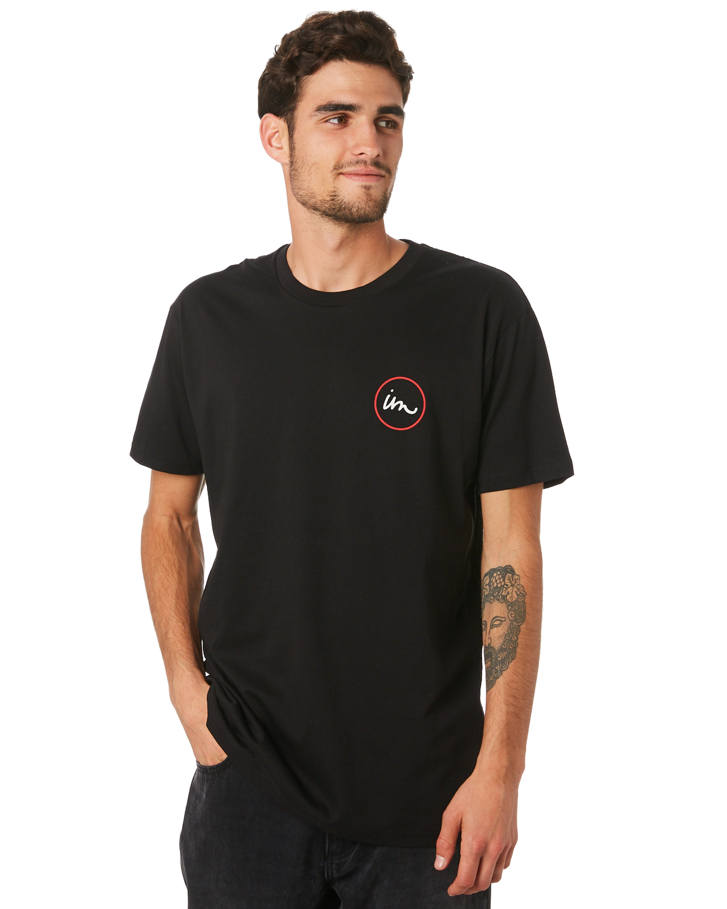 Imperial Motion Rounder Mens Tee - Black | SurfStitch