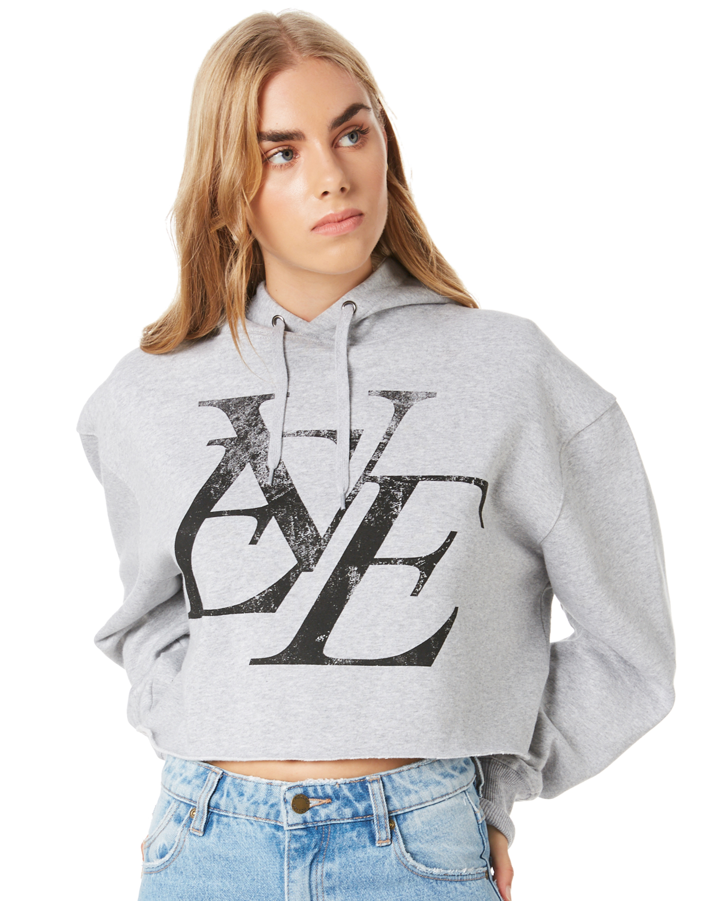 All About Eve Classic Eve Hoodie - Grey Marle | SurfStitch