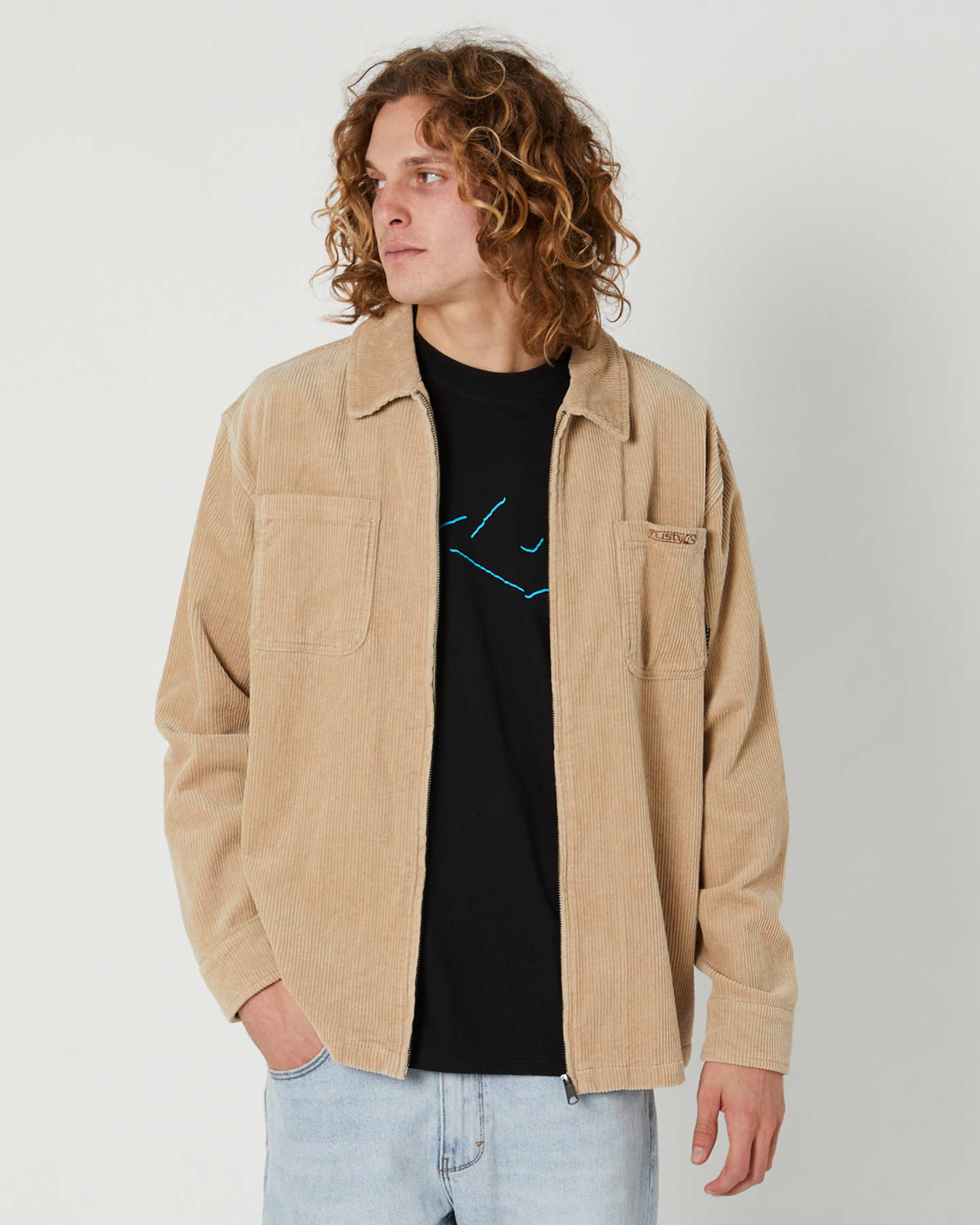 Rusty V8 Coup Cord Jacket Light Fennel SurfStitch