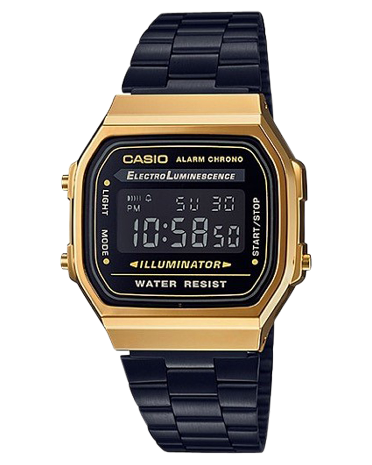 Casio Digital Illuminator Watch - Black Gold | SurfStitch