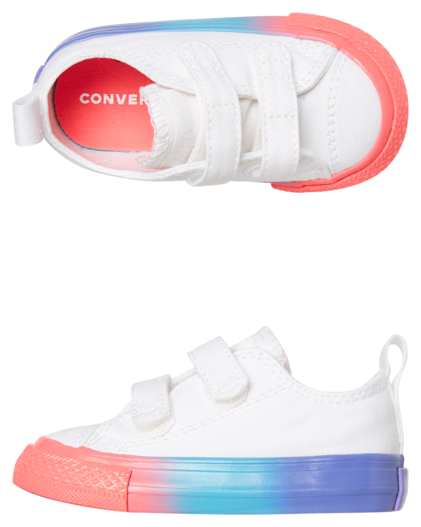 converse rainbow kids