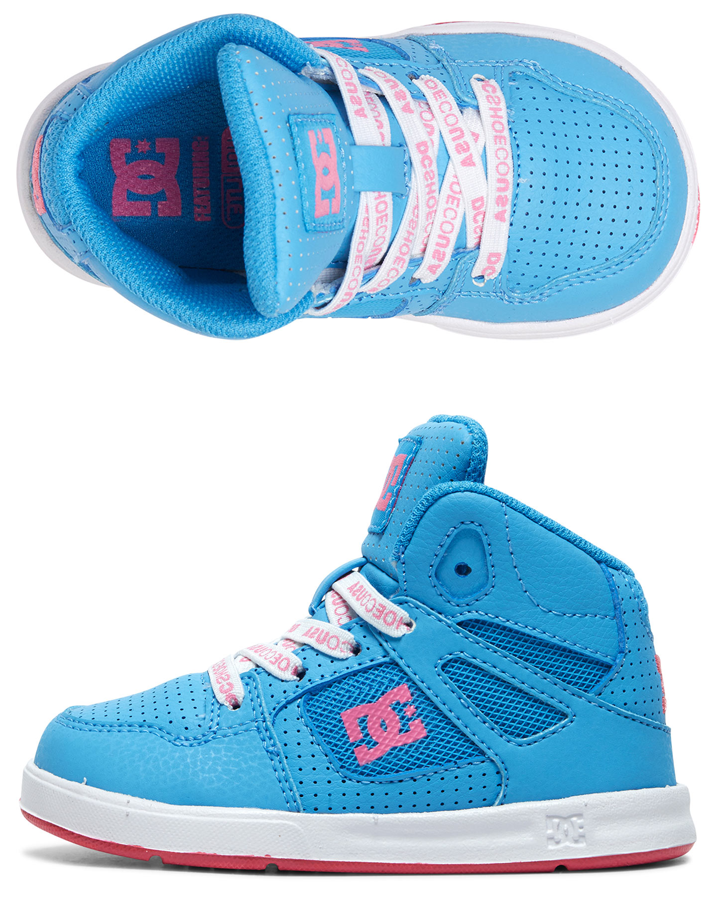 light blue dc shoes