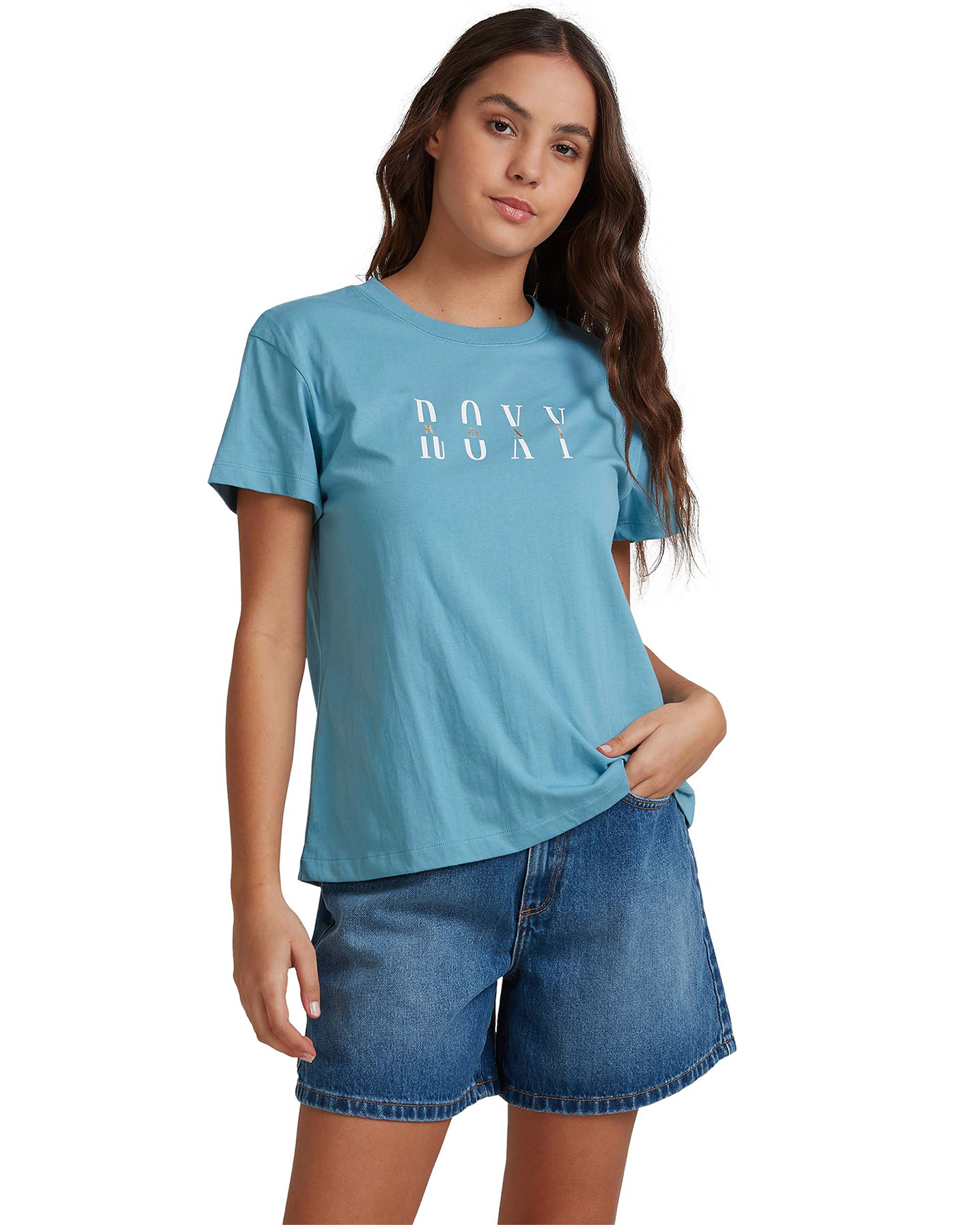 Roxy Womens Surfer Dreaming T-Shirt - Adriatic Blue | SurfStitch
